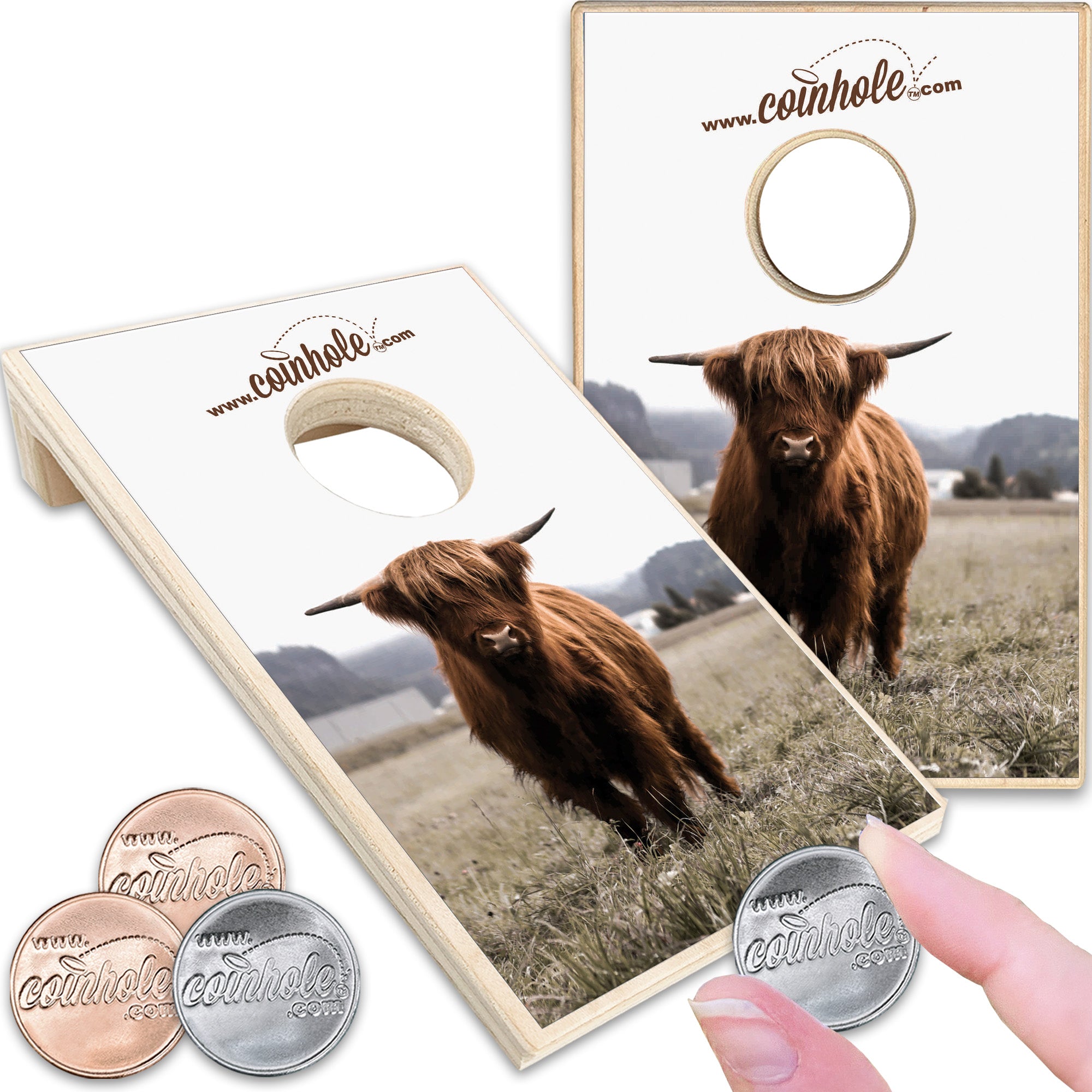 Highland Cow Coinhole®