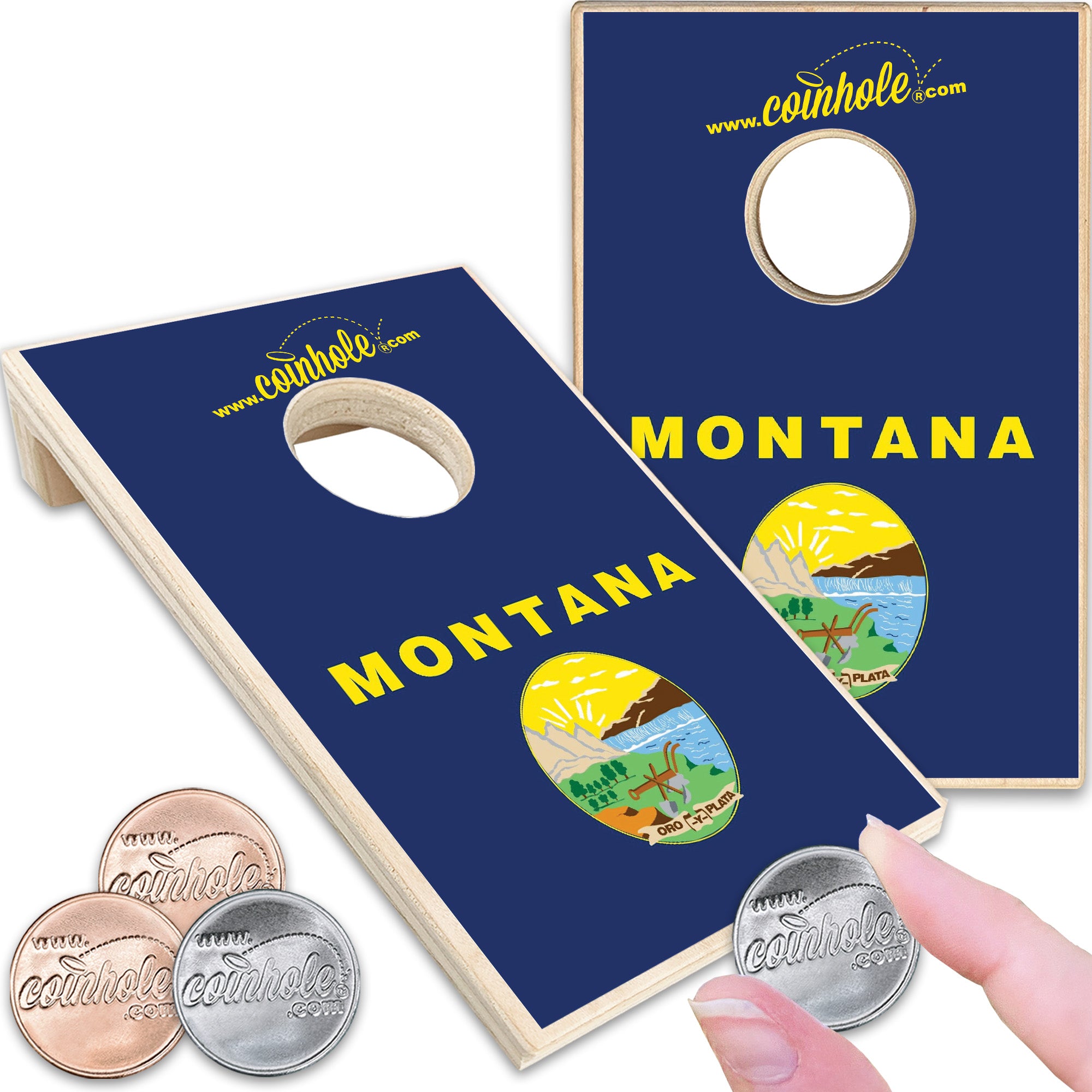 Montana State Flag Coinhole®