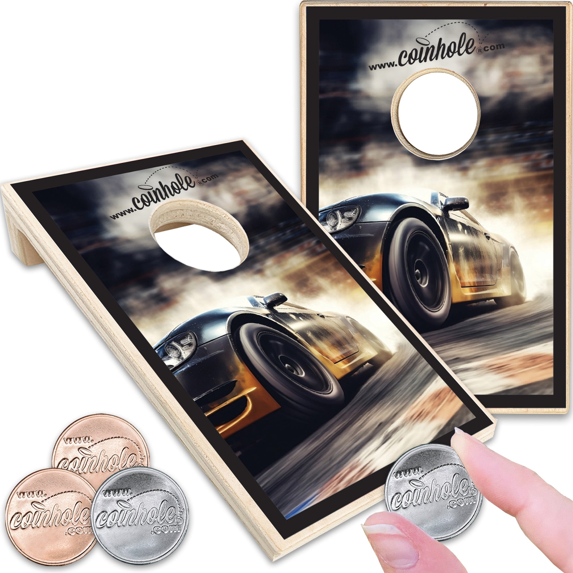 Race Car Coinhole®