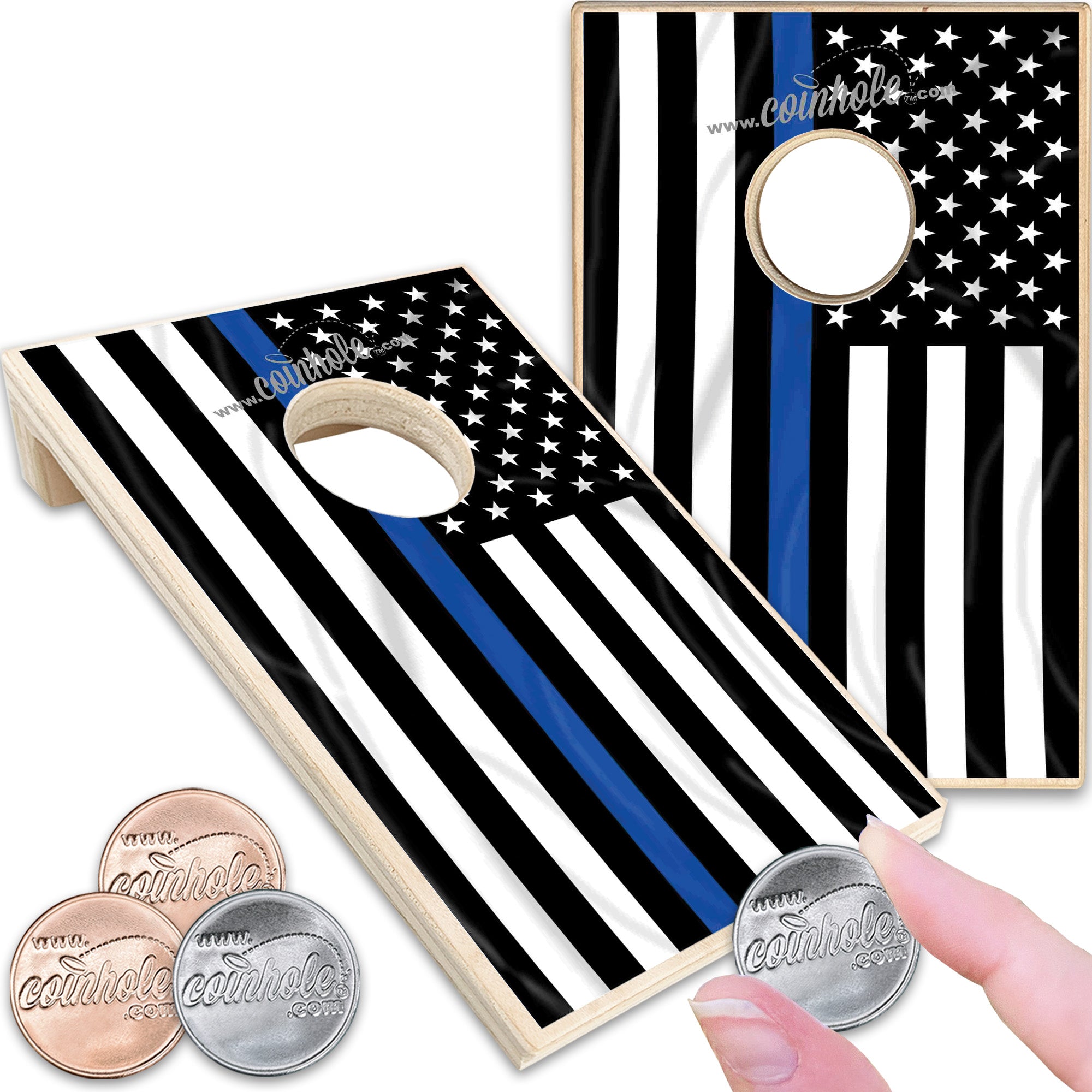 Thin Blue Line Police Coinhole®