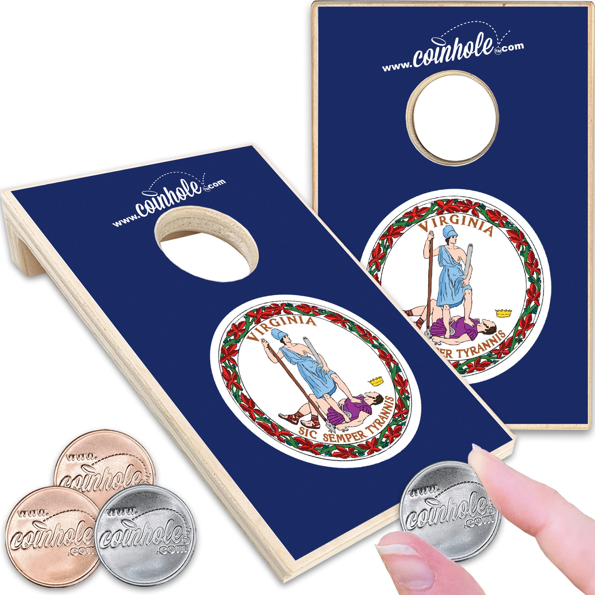 Virginia State Flag Coinhole®