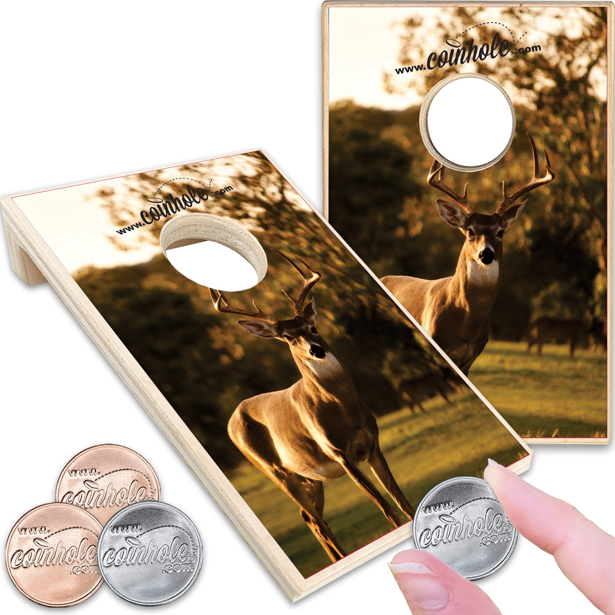 White Tail Deer Coinhole®