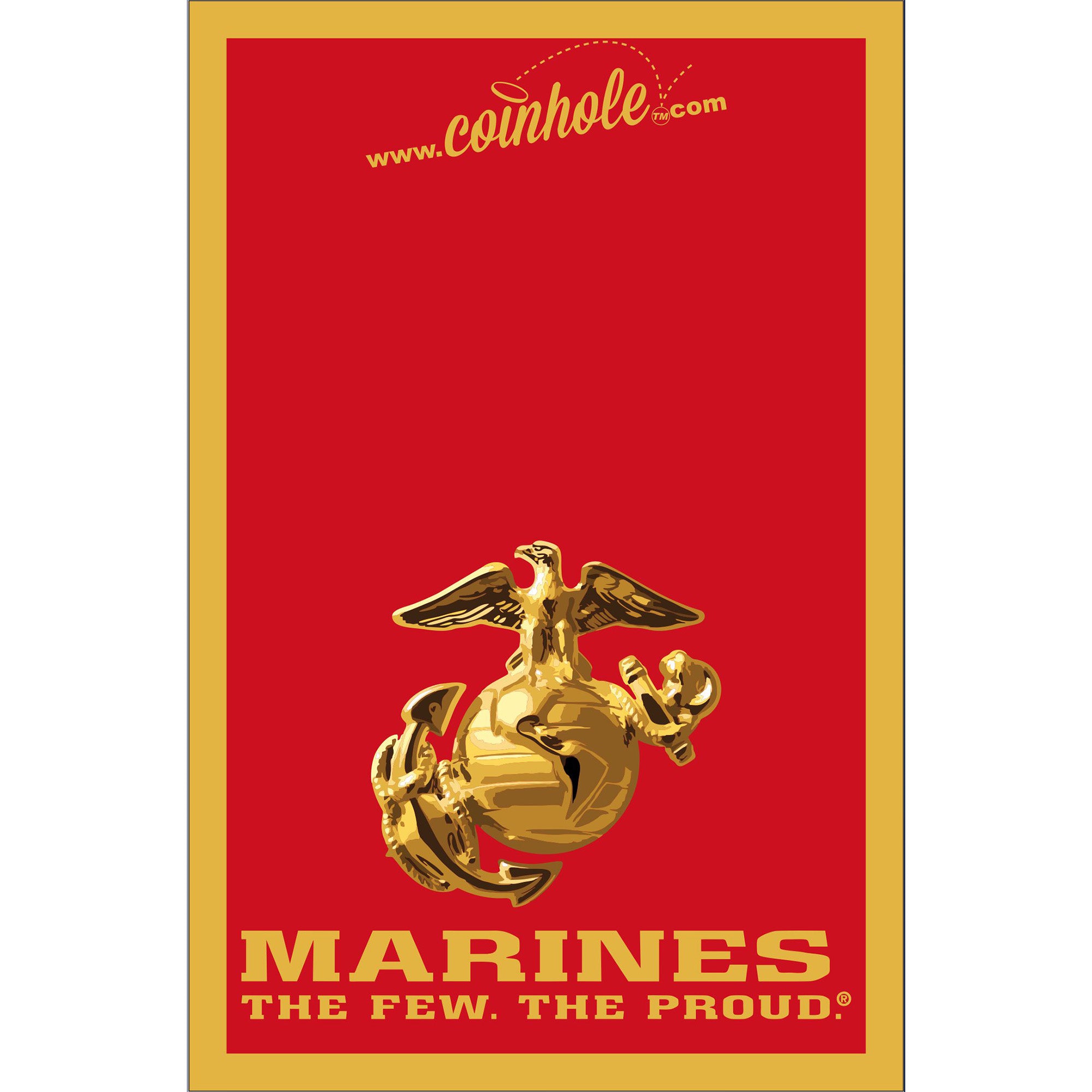 Marines Red and Gold Coinhole®