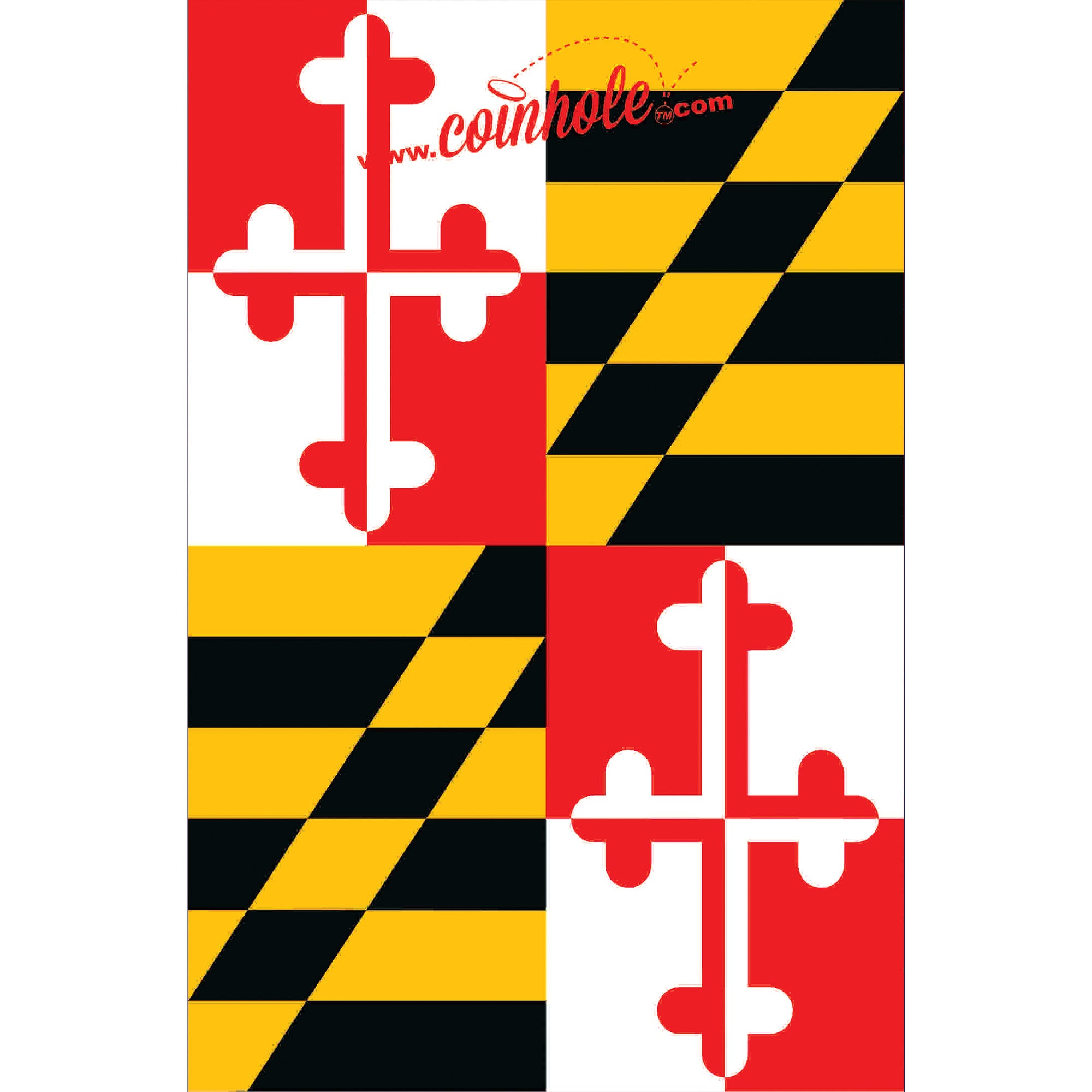 Maryland State Flag Coinhole®
