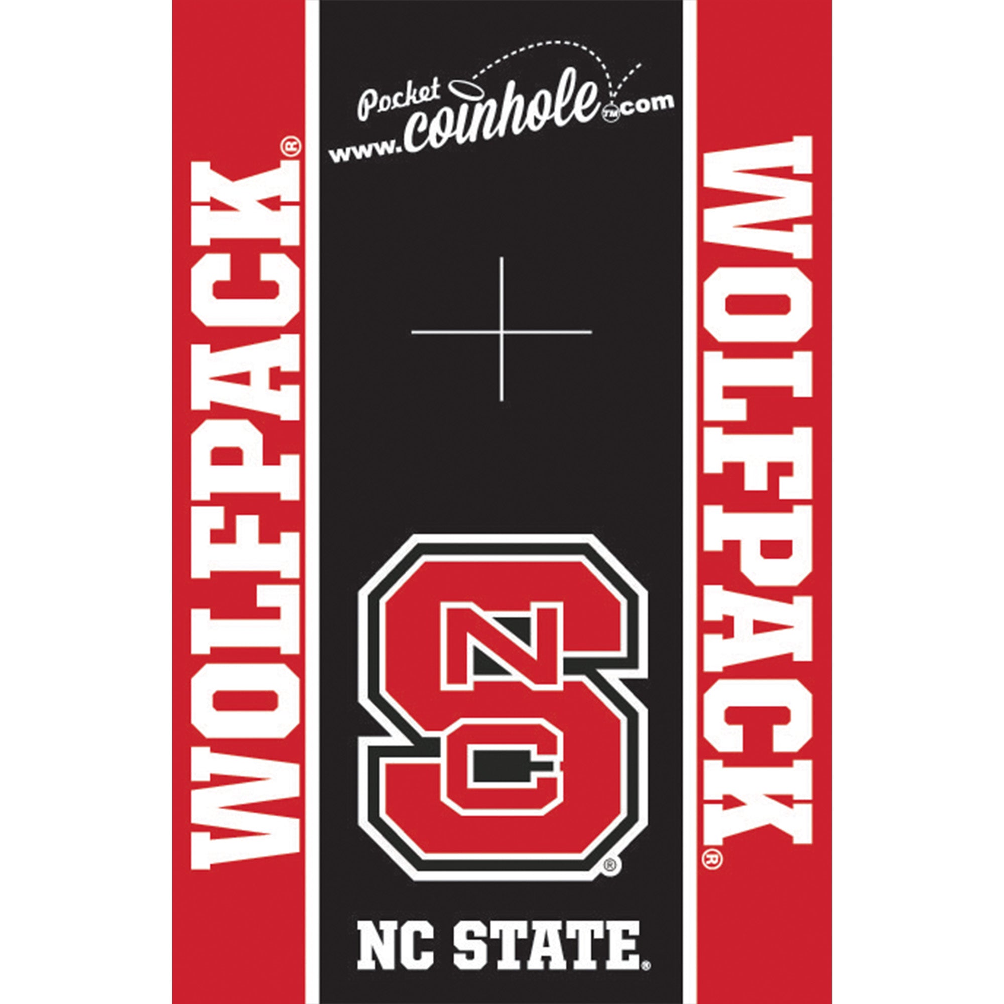 NC State S Black Coinhole®