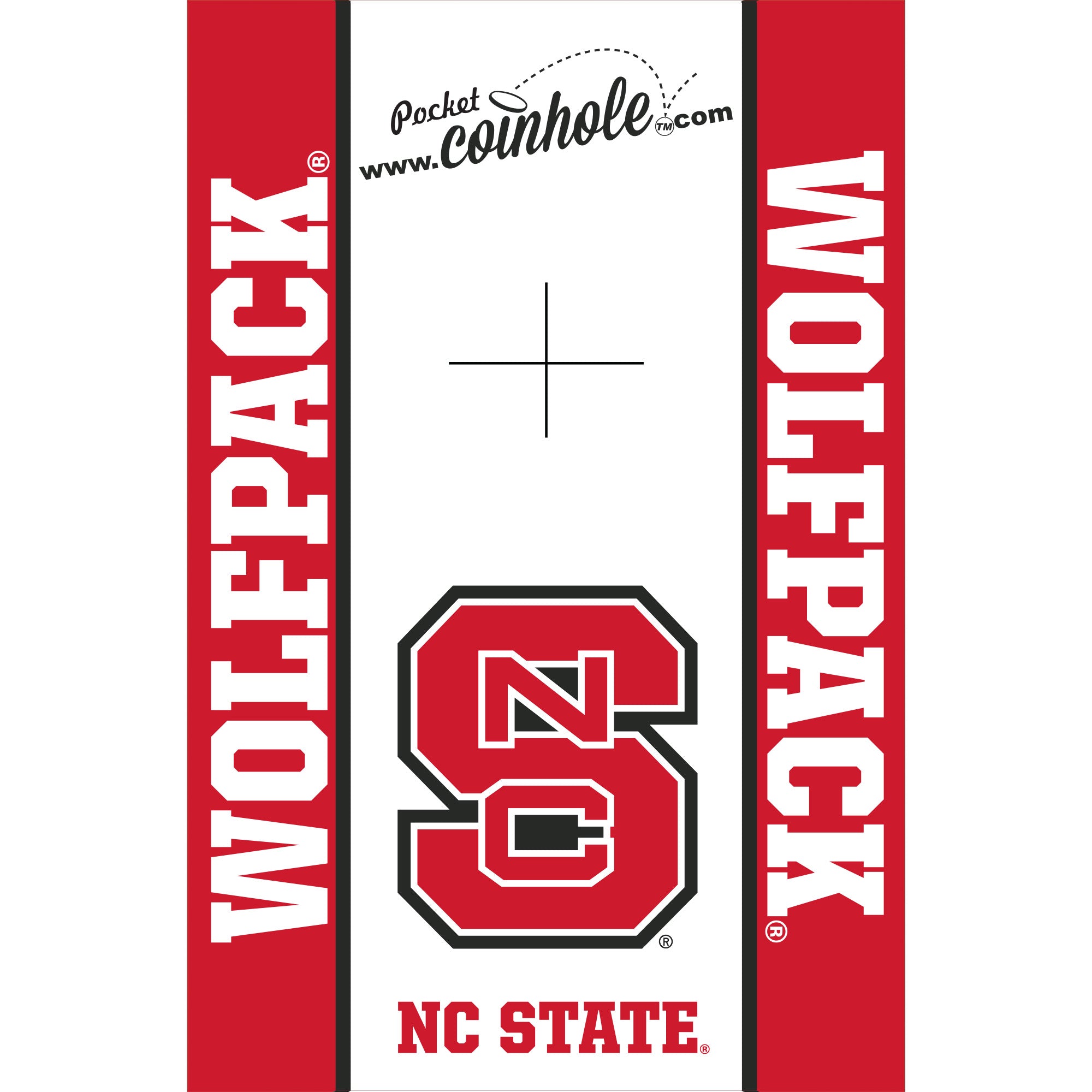 NC State S White Coinhole®