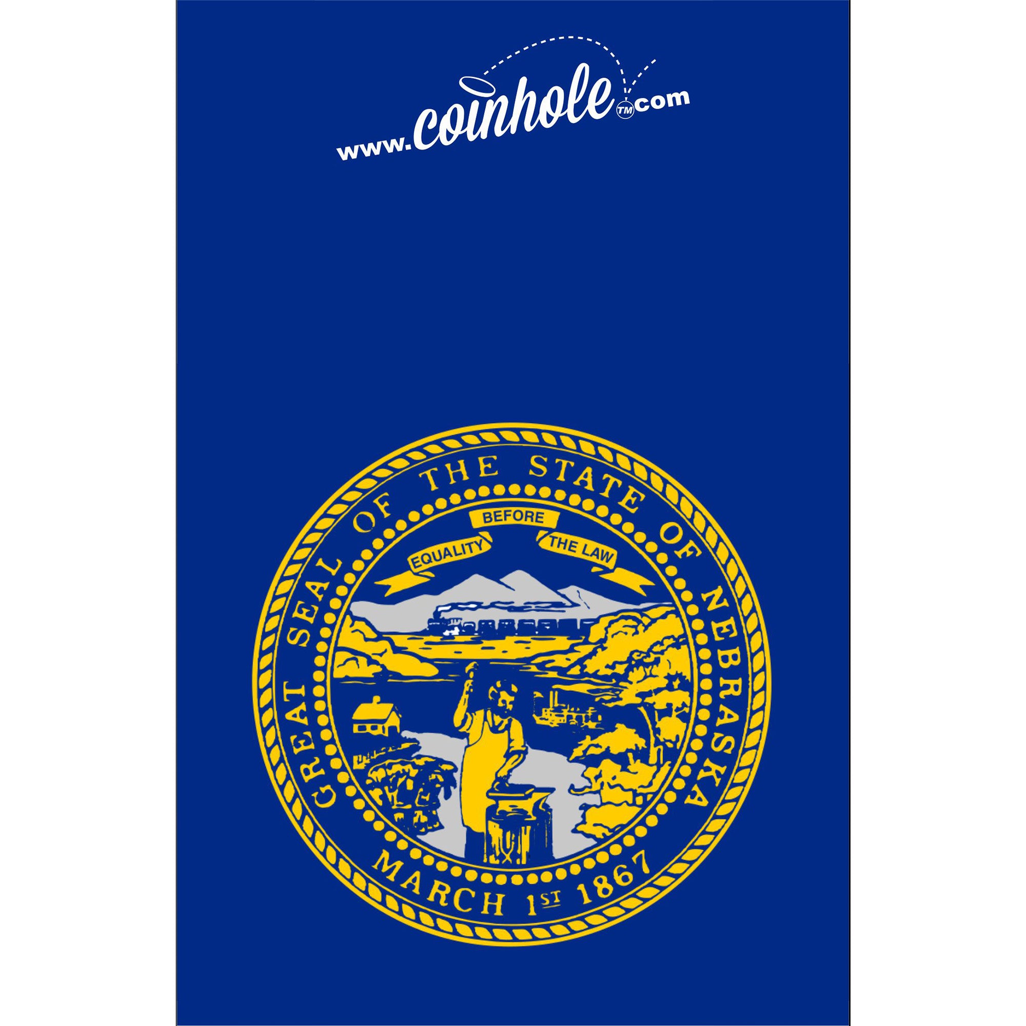 Nebraska State Flag Coinhole®