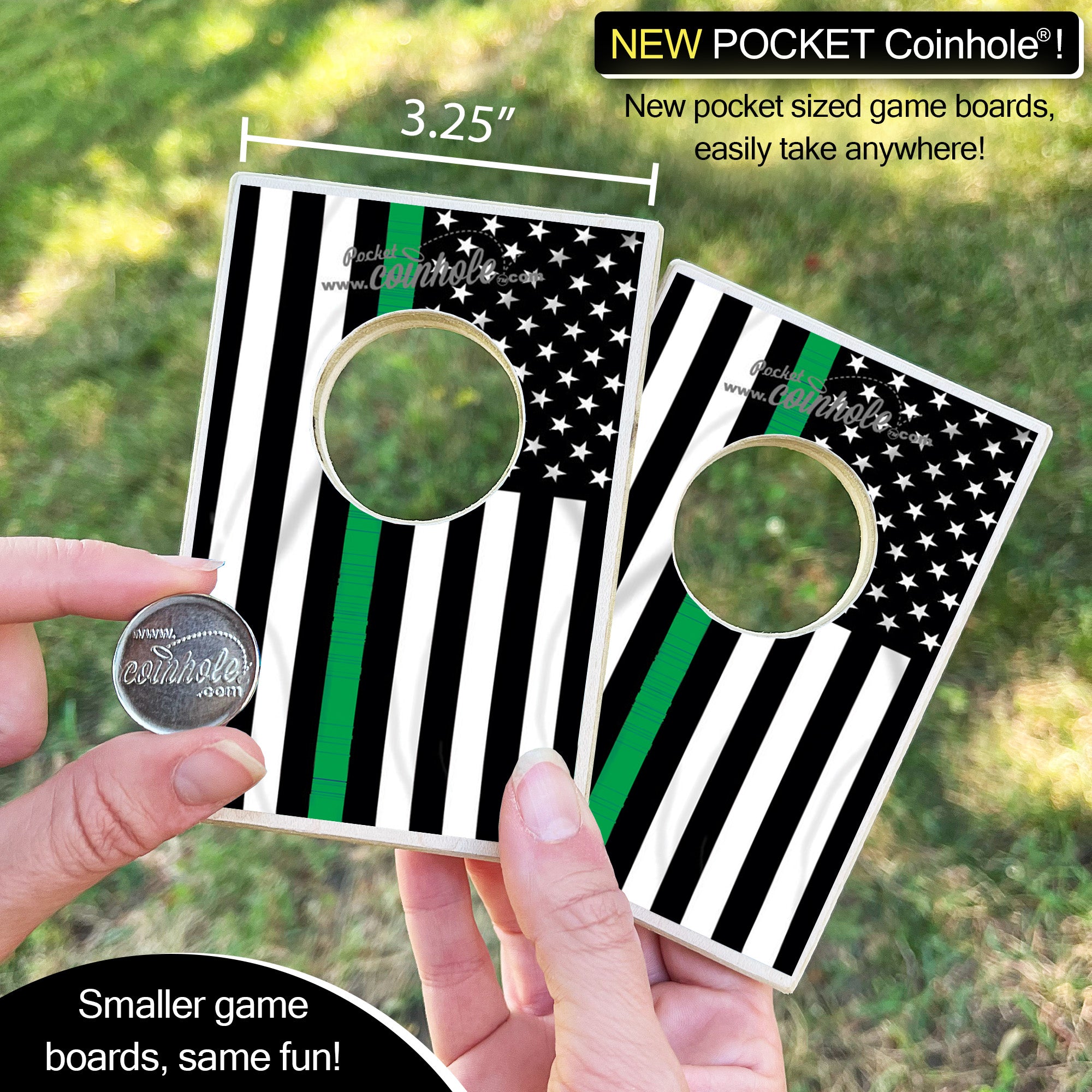Thin Green Line Coinhole®