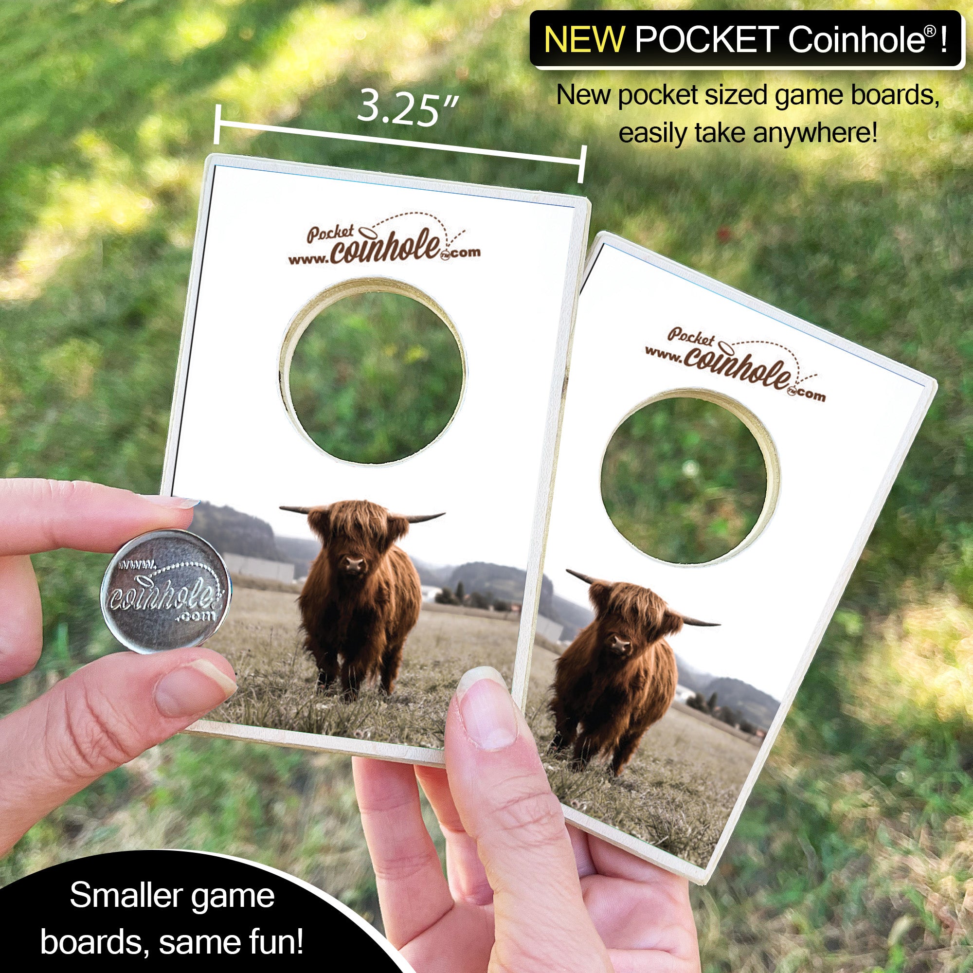 Highland Cow Coinhole®