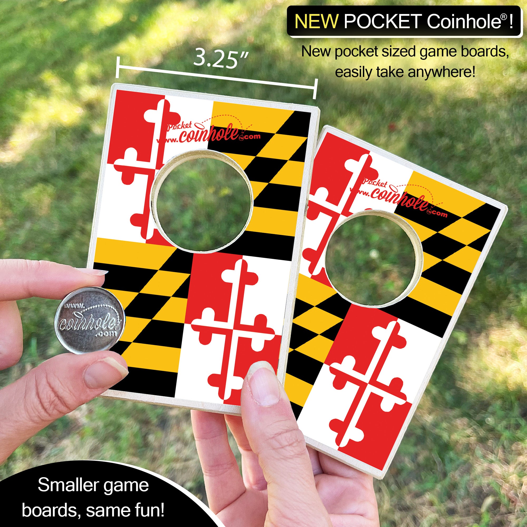 Maryland State Flag Coinhole®