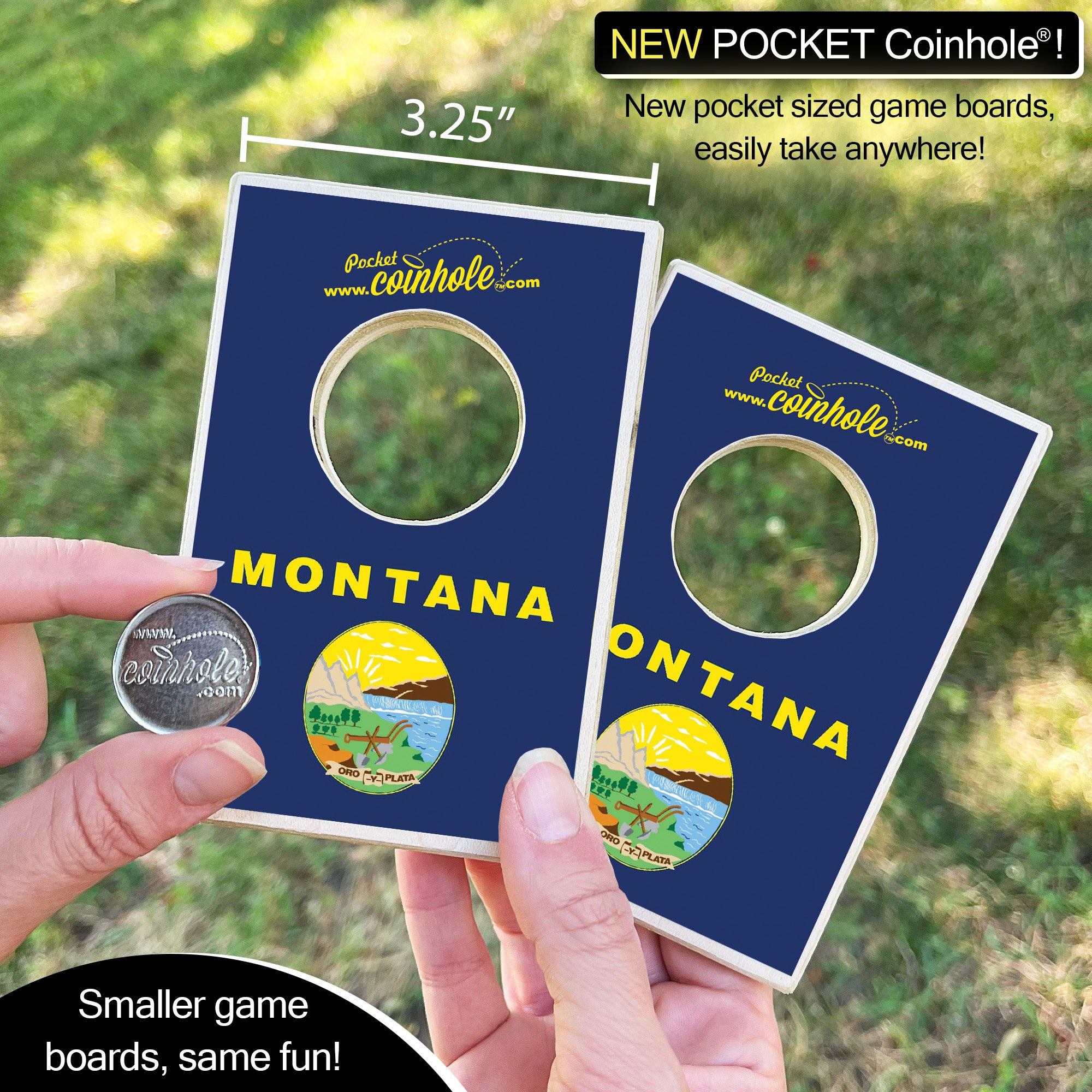 Montana State Flag Coinhole®