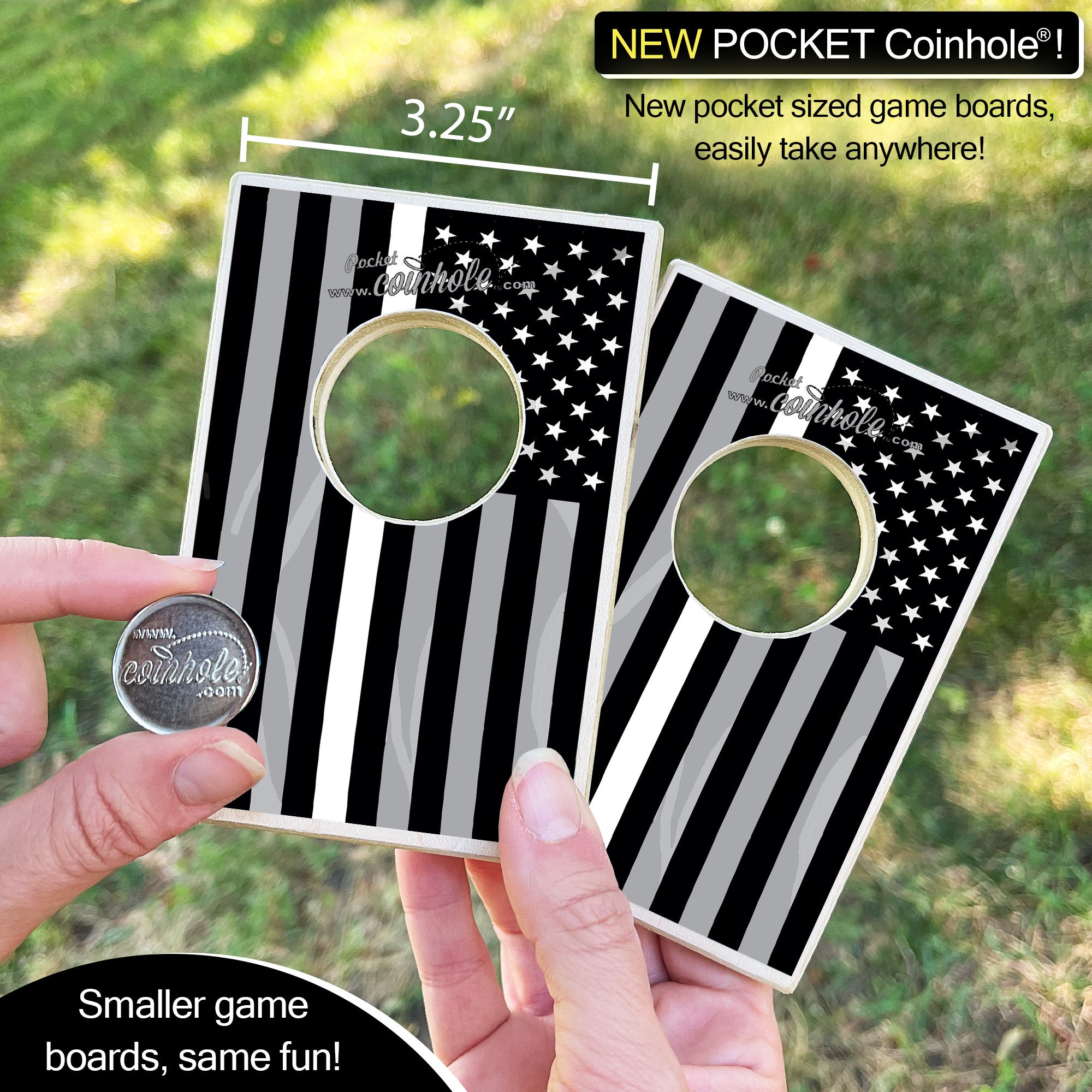 Thin White Line Flag Coinhole®