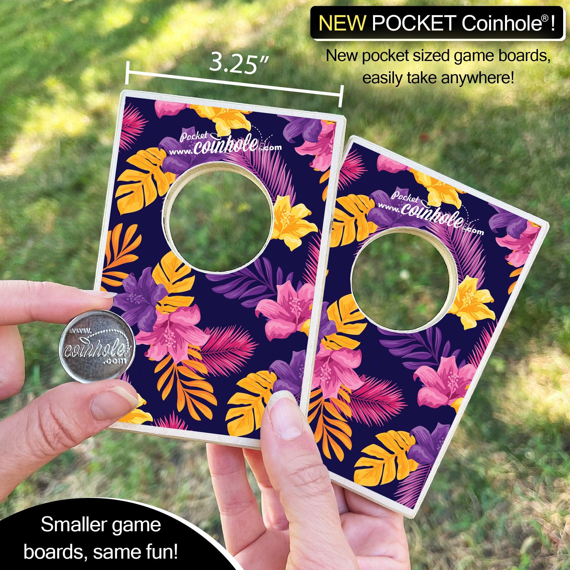 Tropical Flowers Coinhole®