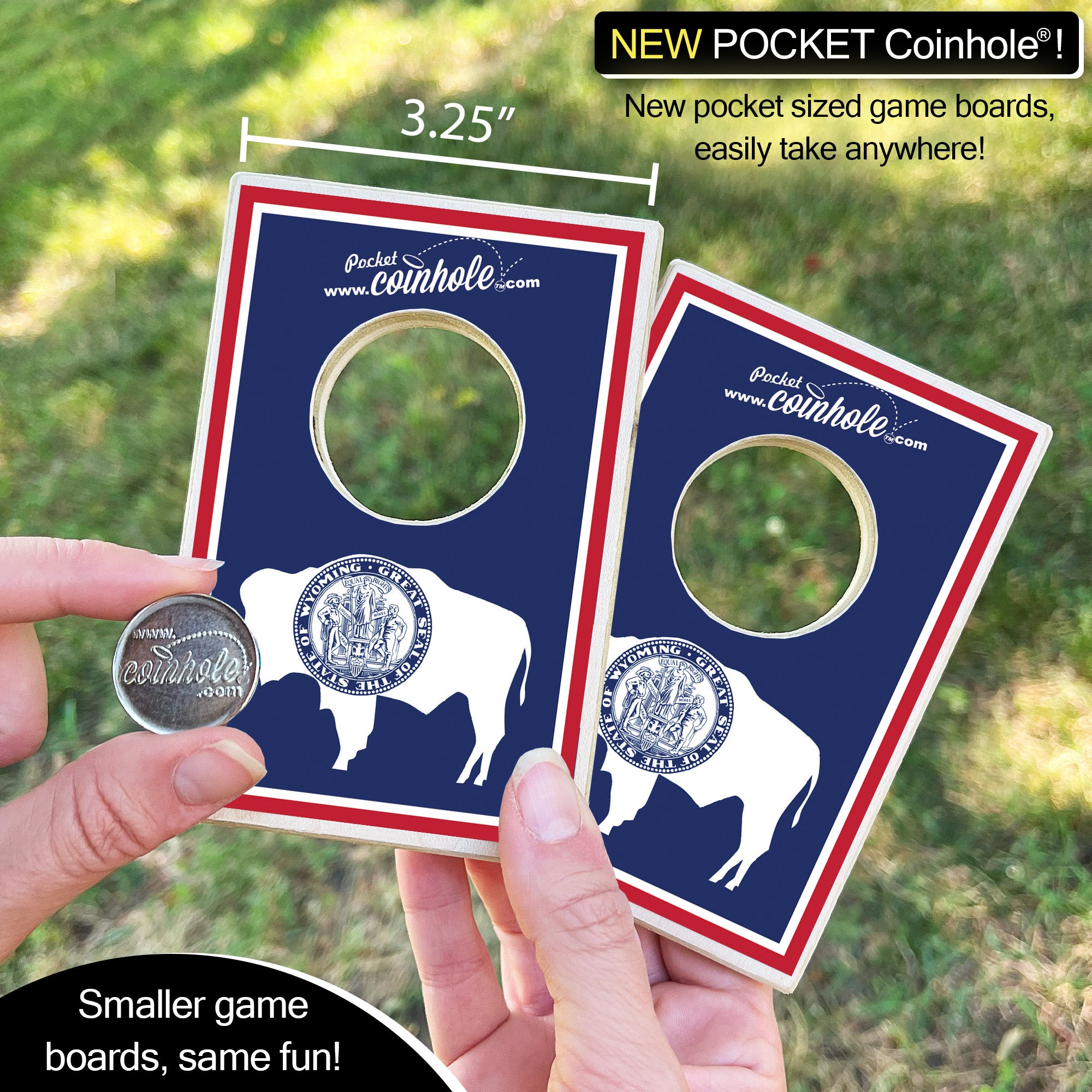 Wyoming State Flag Coinhole®