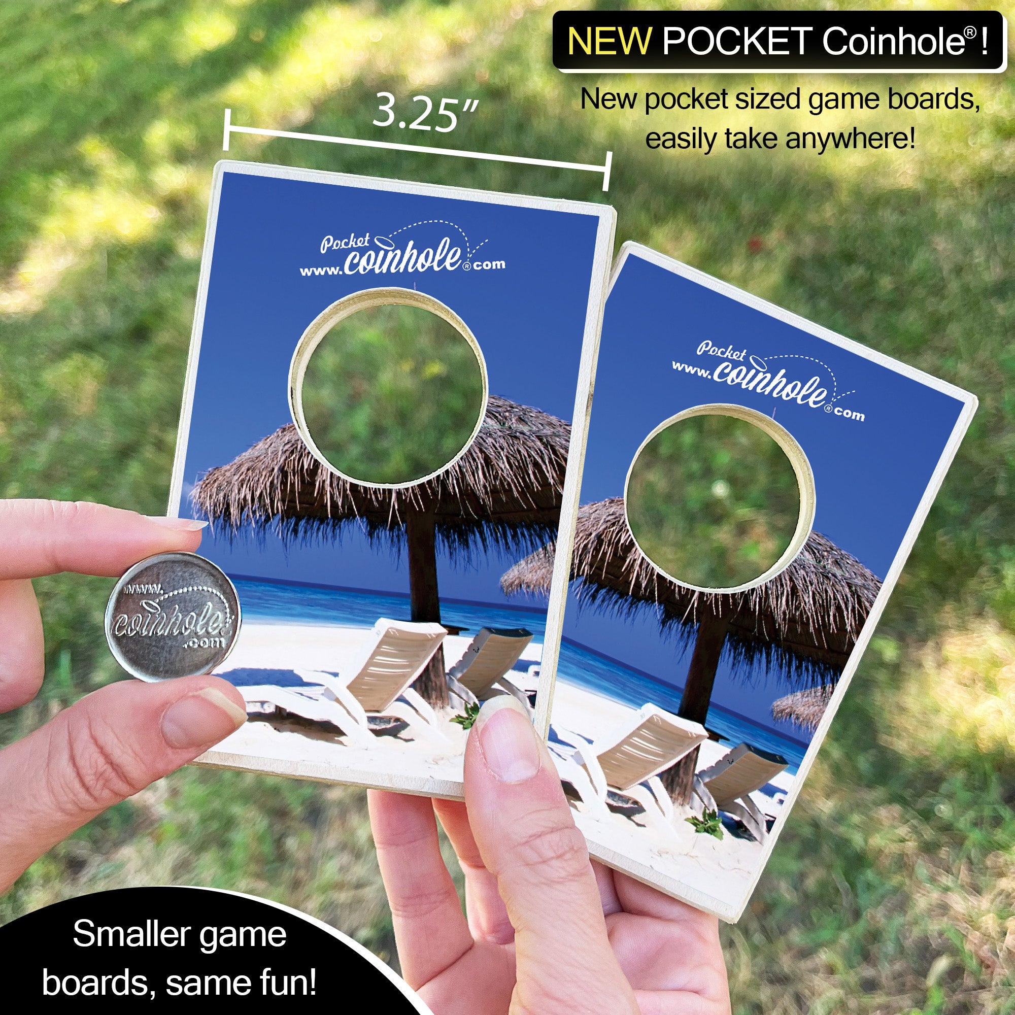 Beach Scene Coinhole®