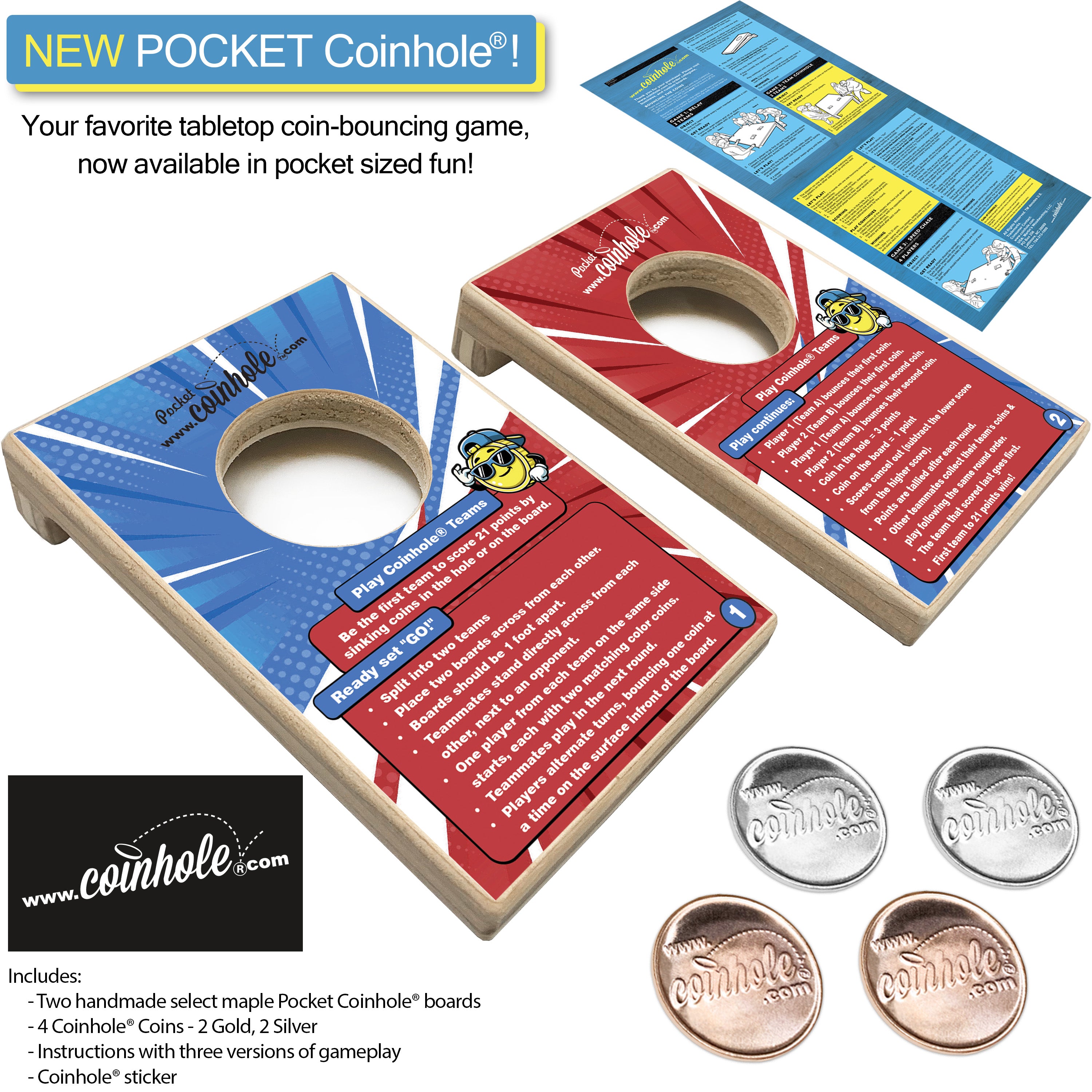 Official Teams Rules POCKET Coinhole®