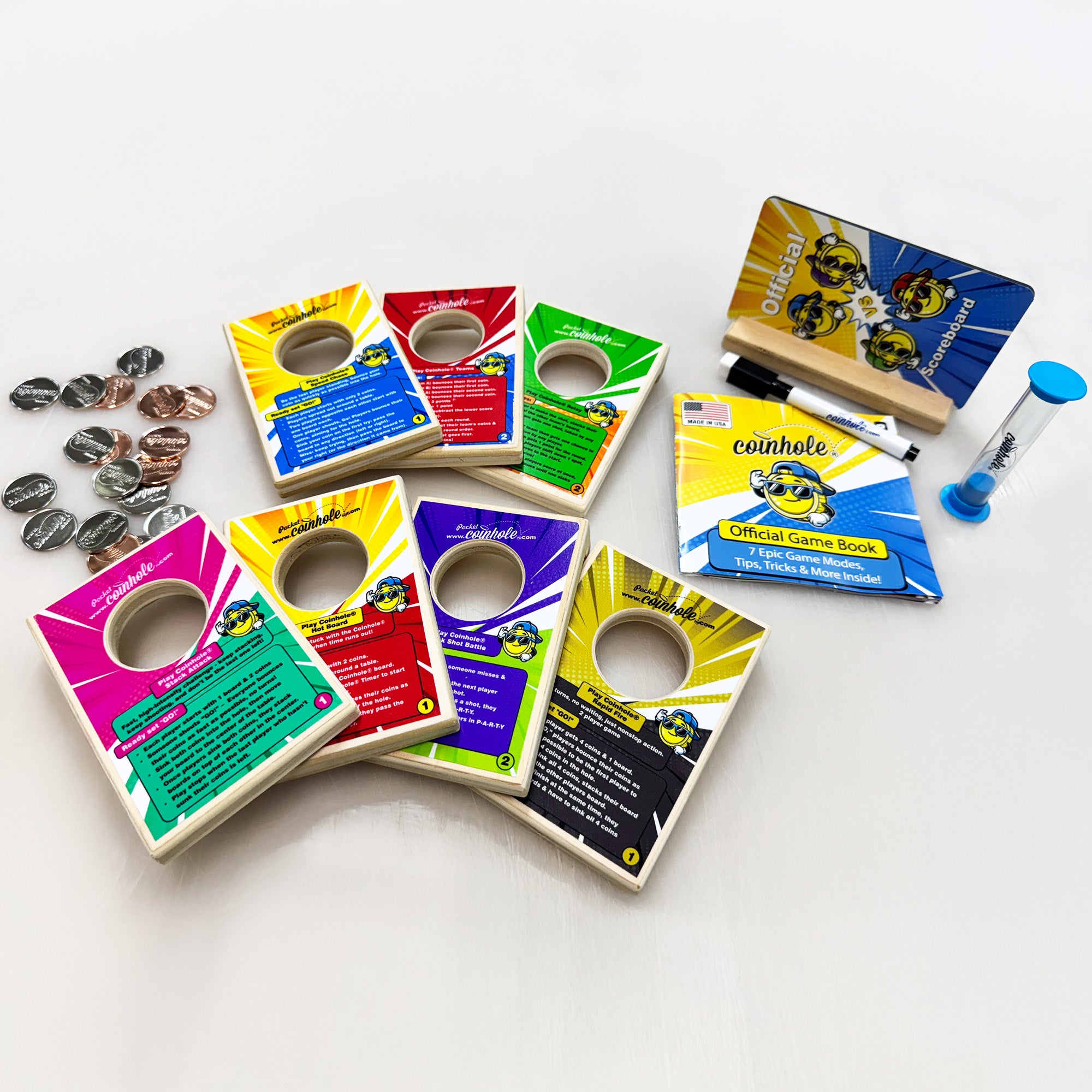 Master Pack Coinhole® - 7 ways to play complete set
