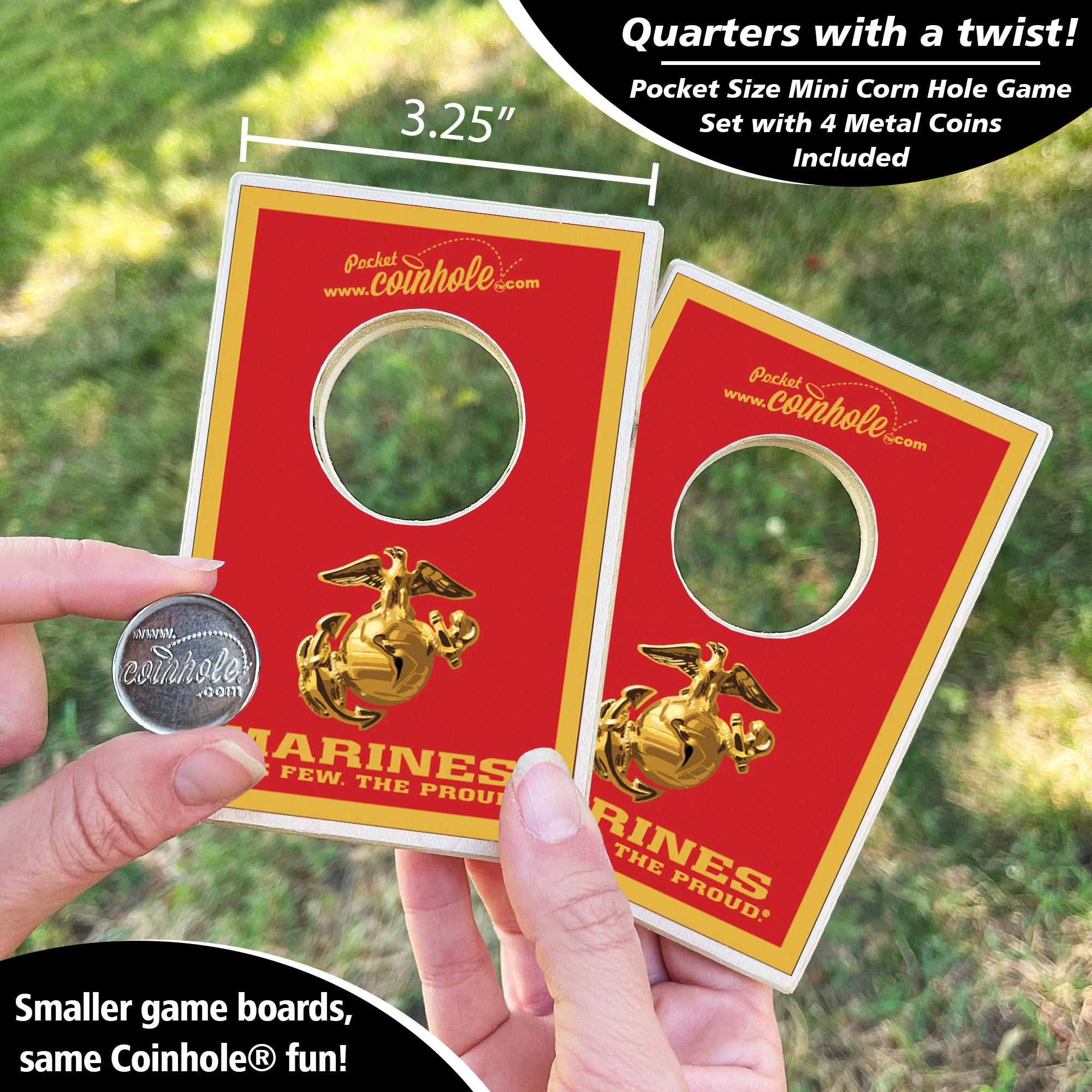 Marines Red and Gold Coinhole®