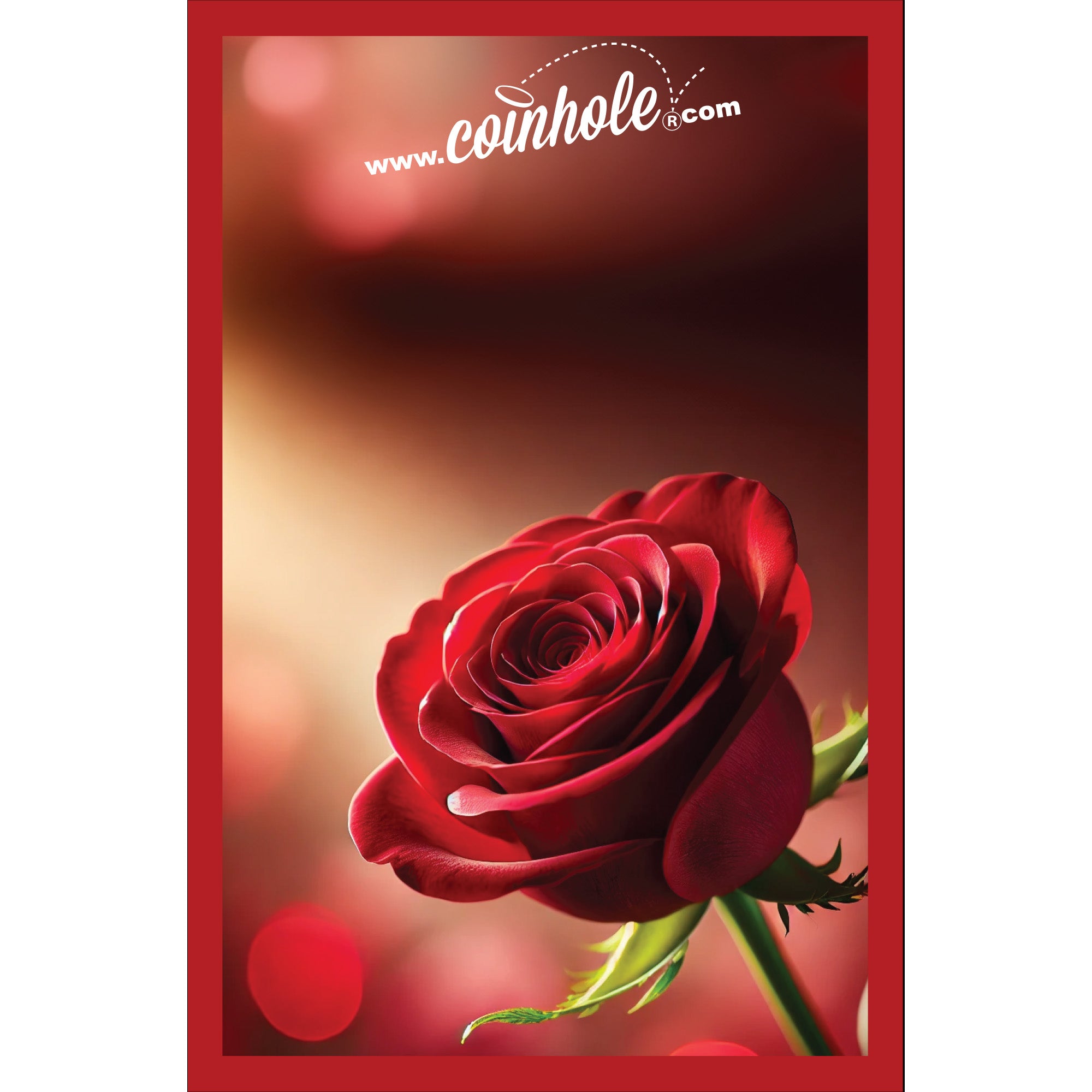 Single Rose Coinhole®