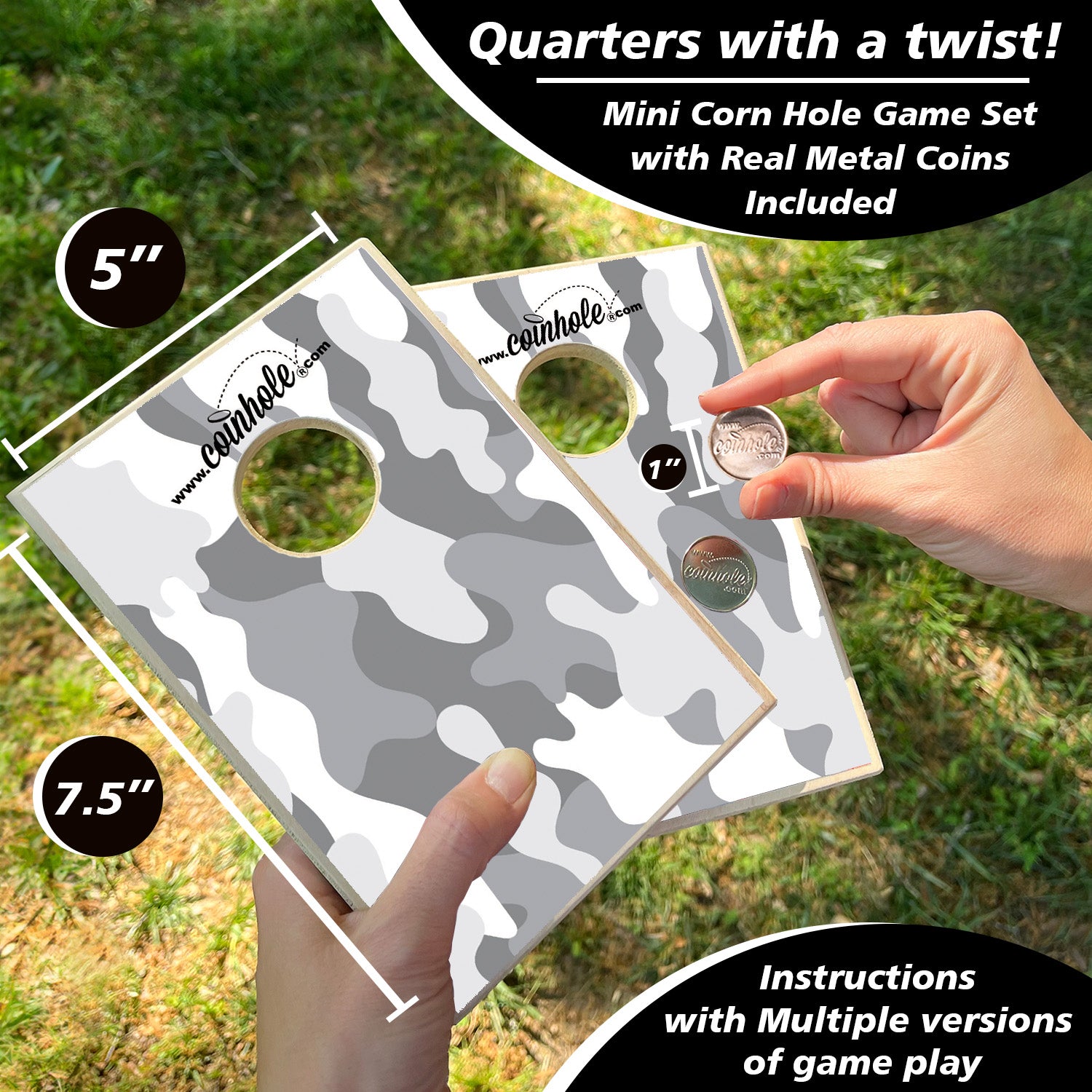 White Camo Coinhole®