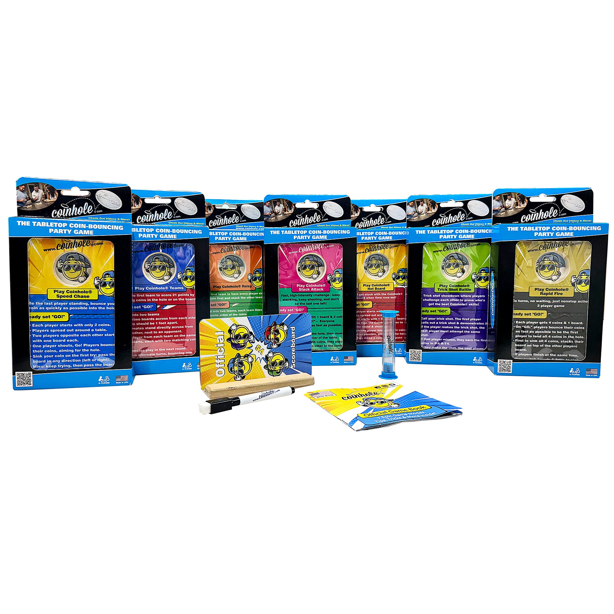 Master Pack Coinhole® - 7 ways to play complete set