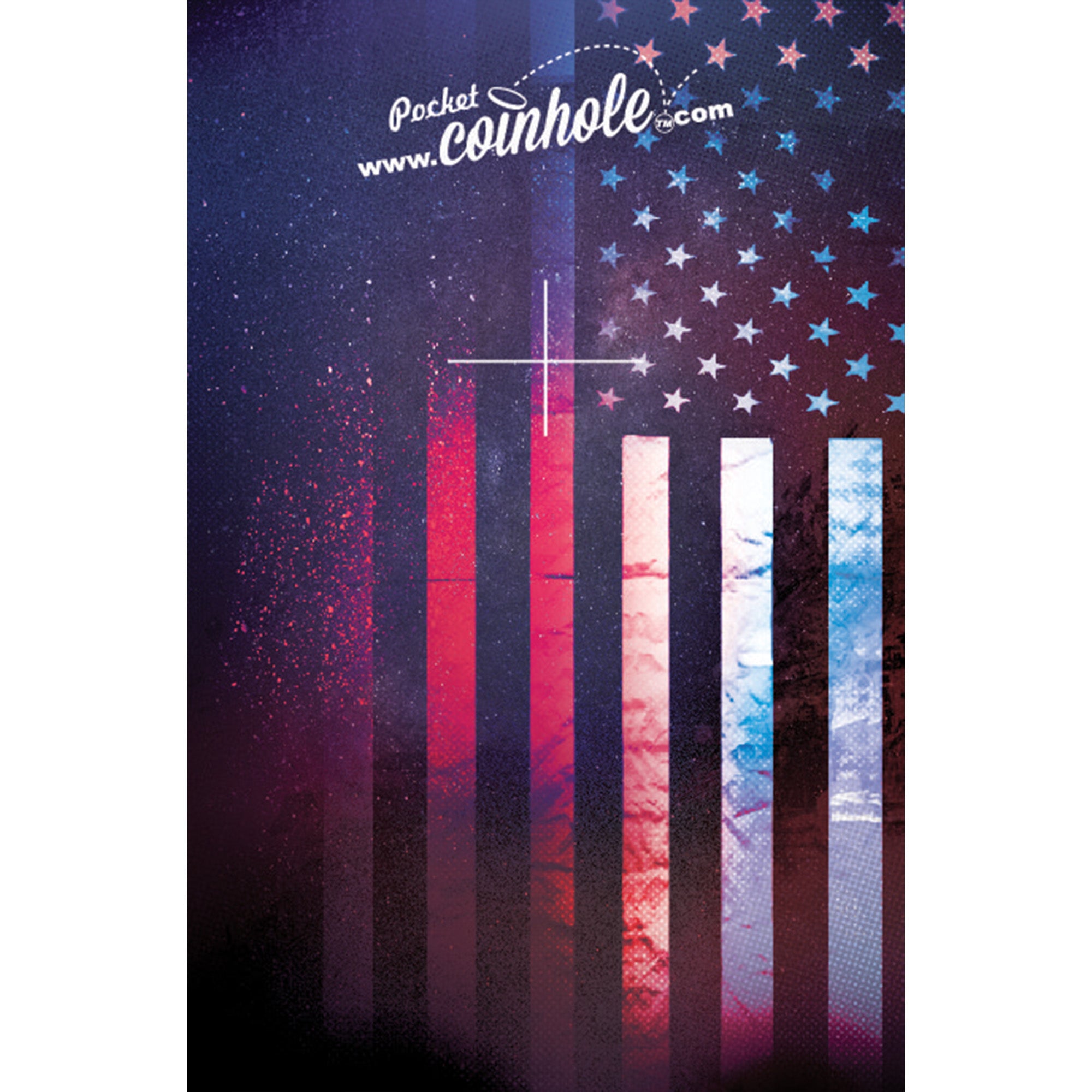 Textured American Flag Coinhole®