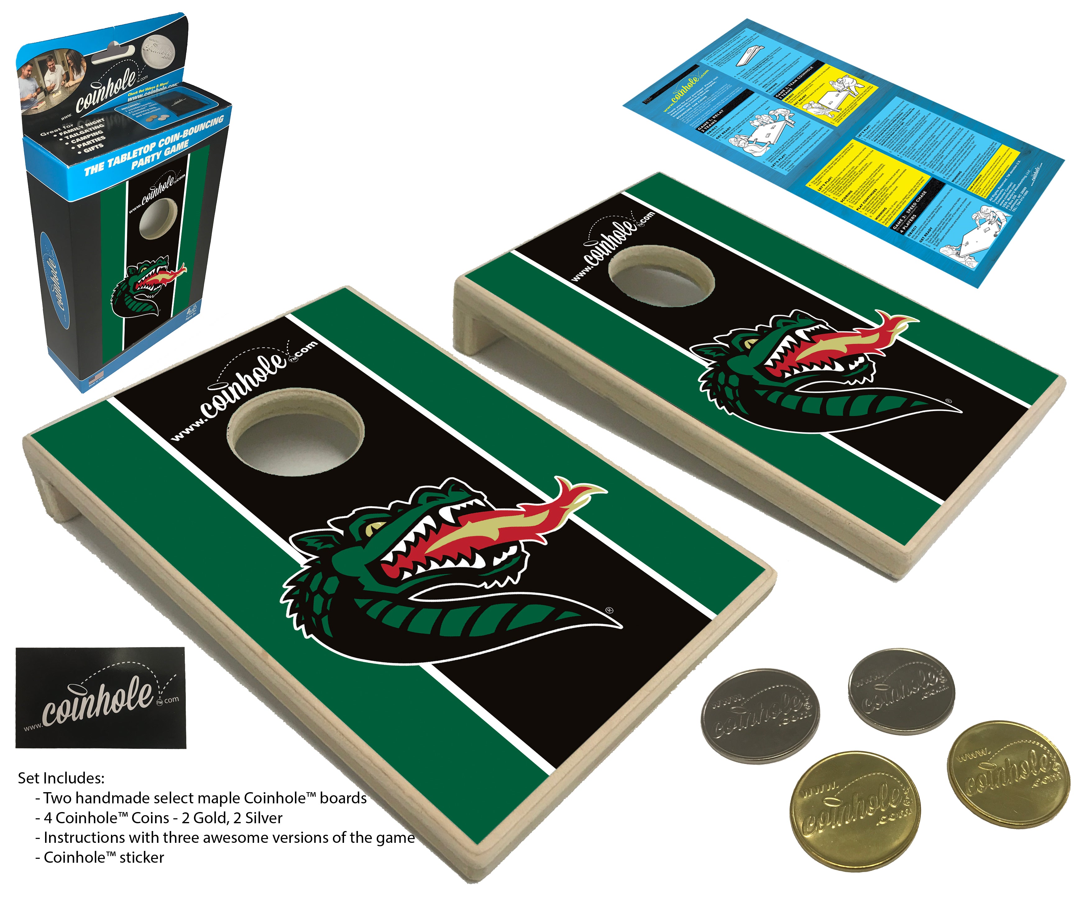 University of Alabama at Birmingham Coinhole™ Game Set