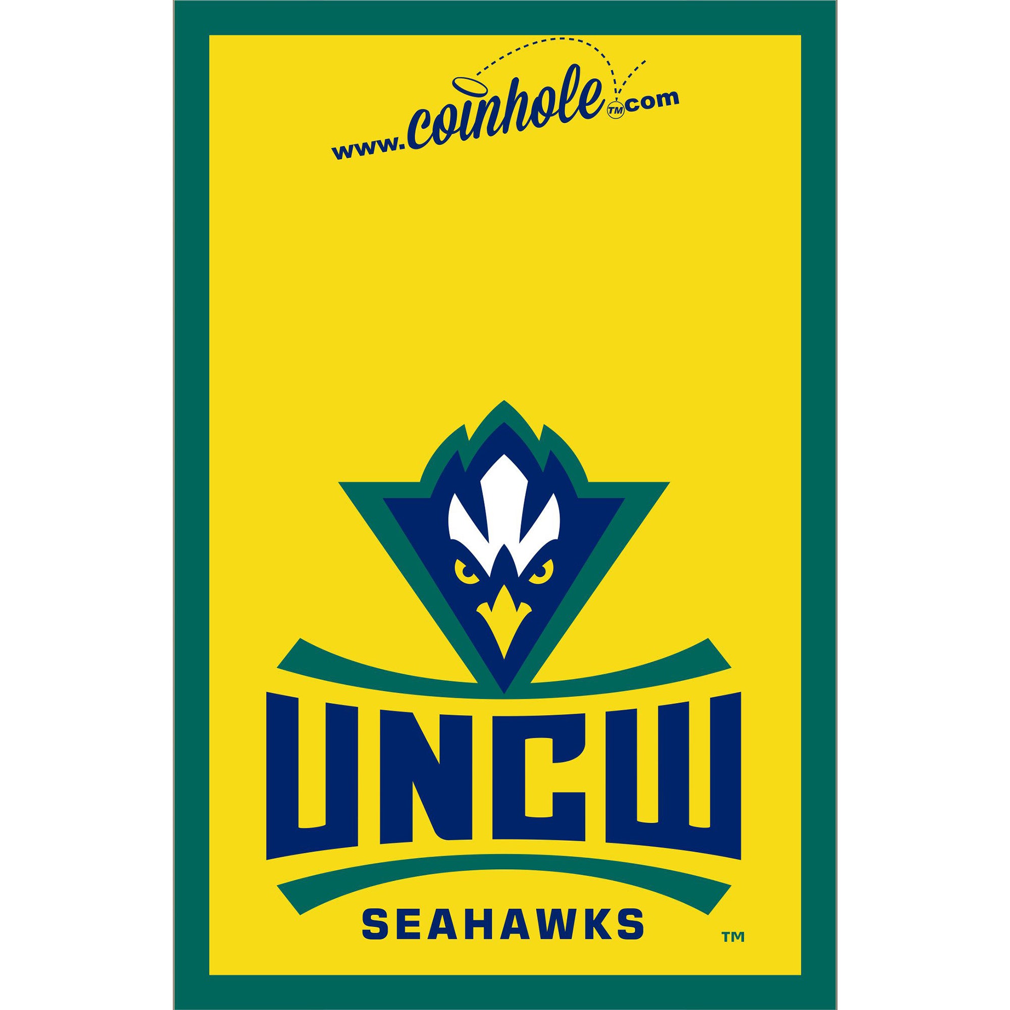 University of North Carolina Wilmington Yellow Coinhole®