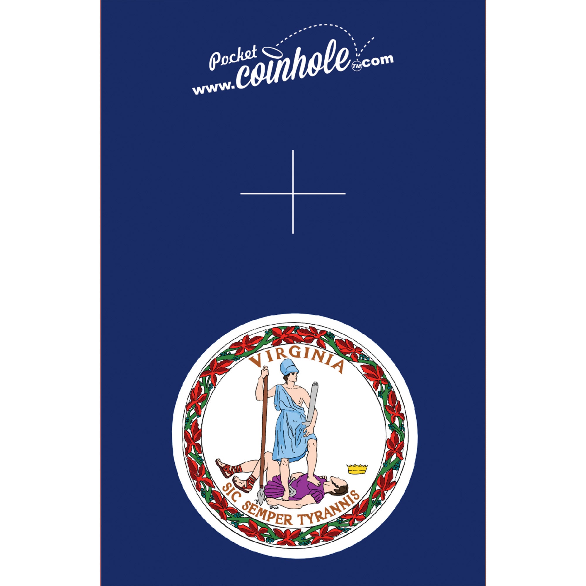 Virginia State Flag Coinhole®