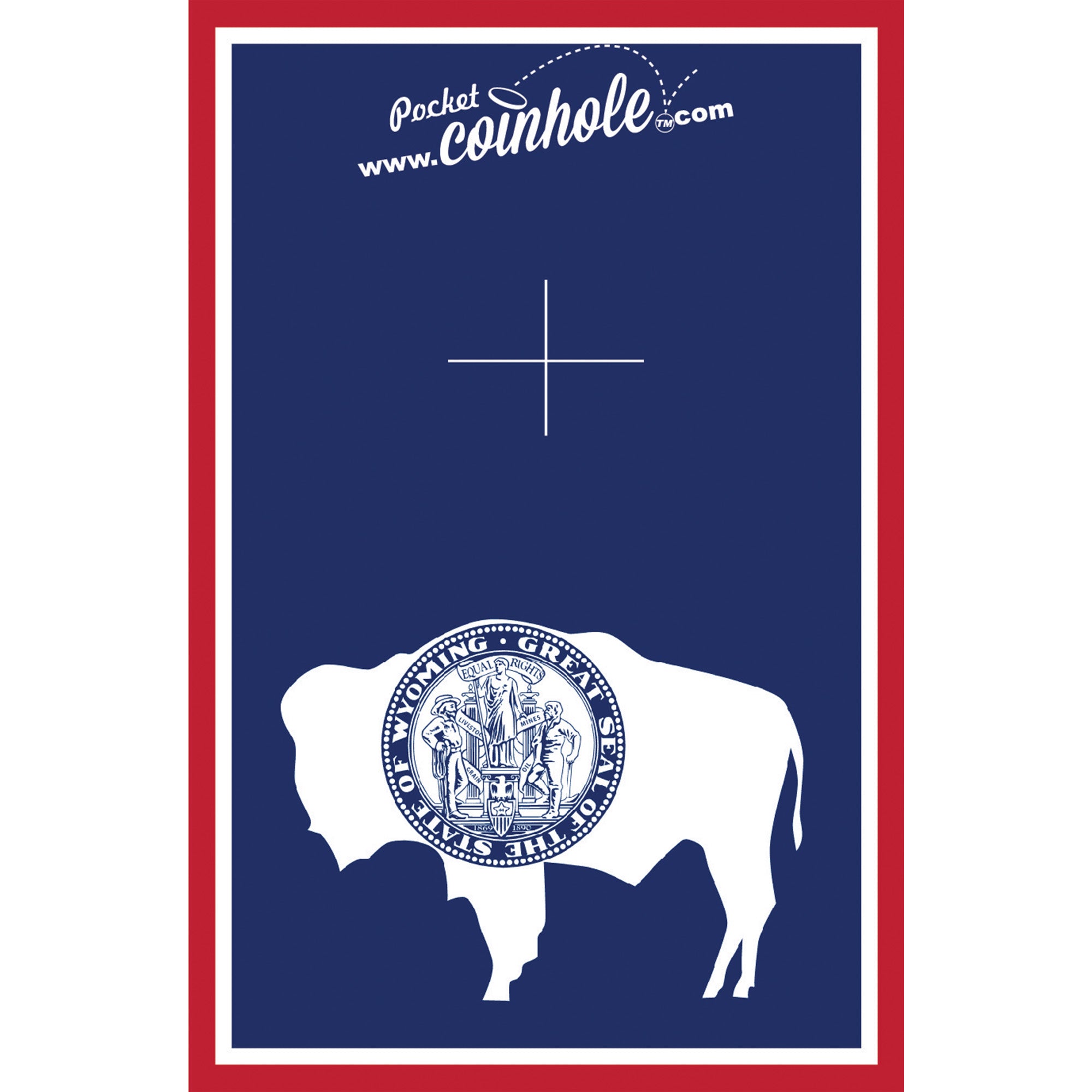 Wyoming State Flag Coinhole®