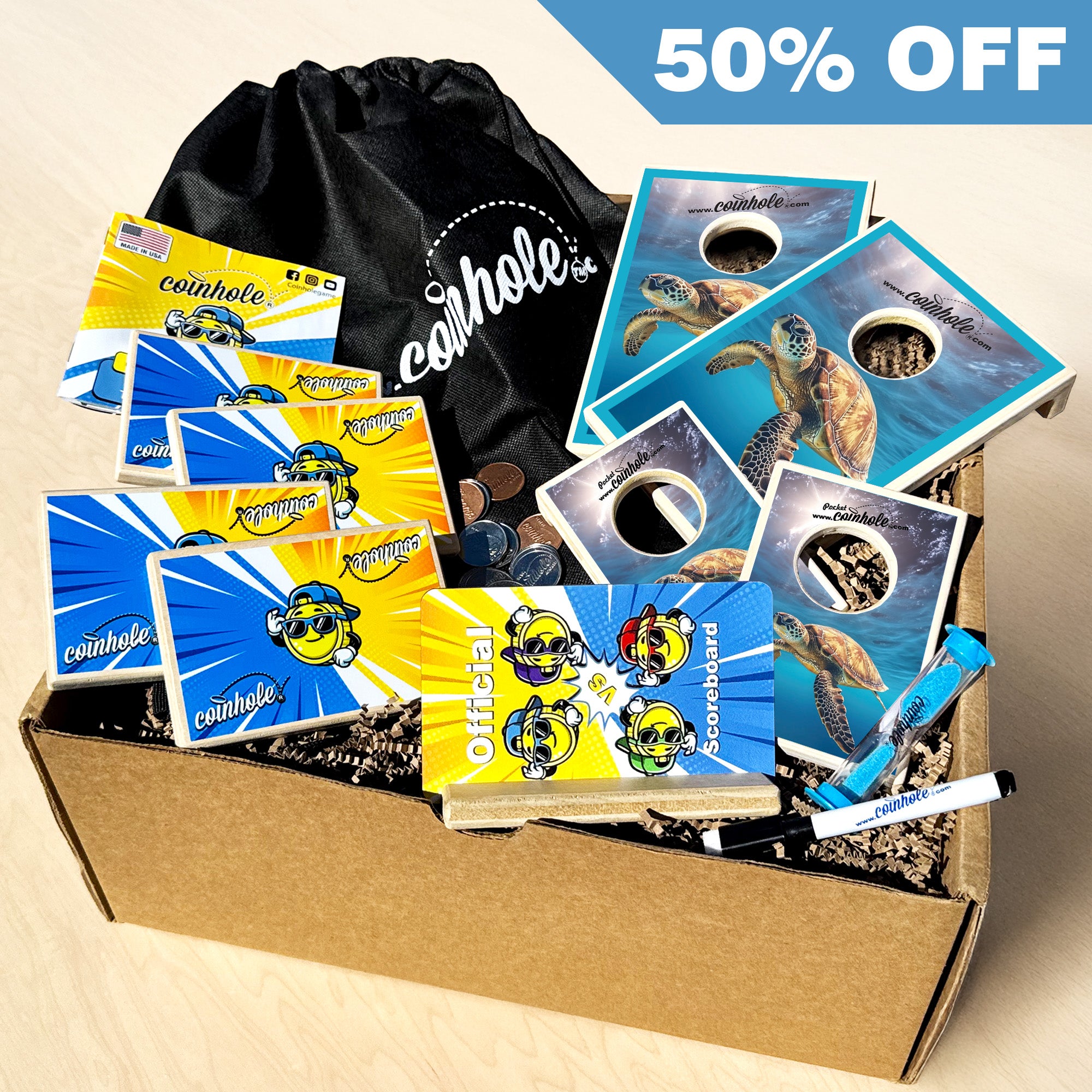 Sea Turtle Coinhole® Complete Collection Bundle