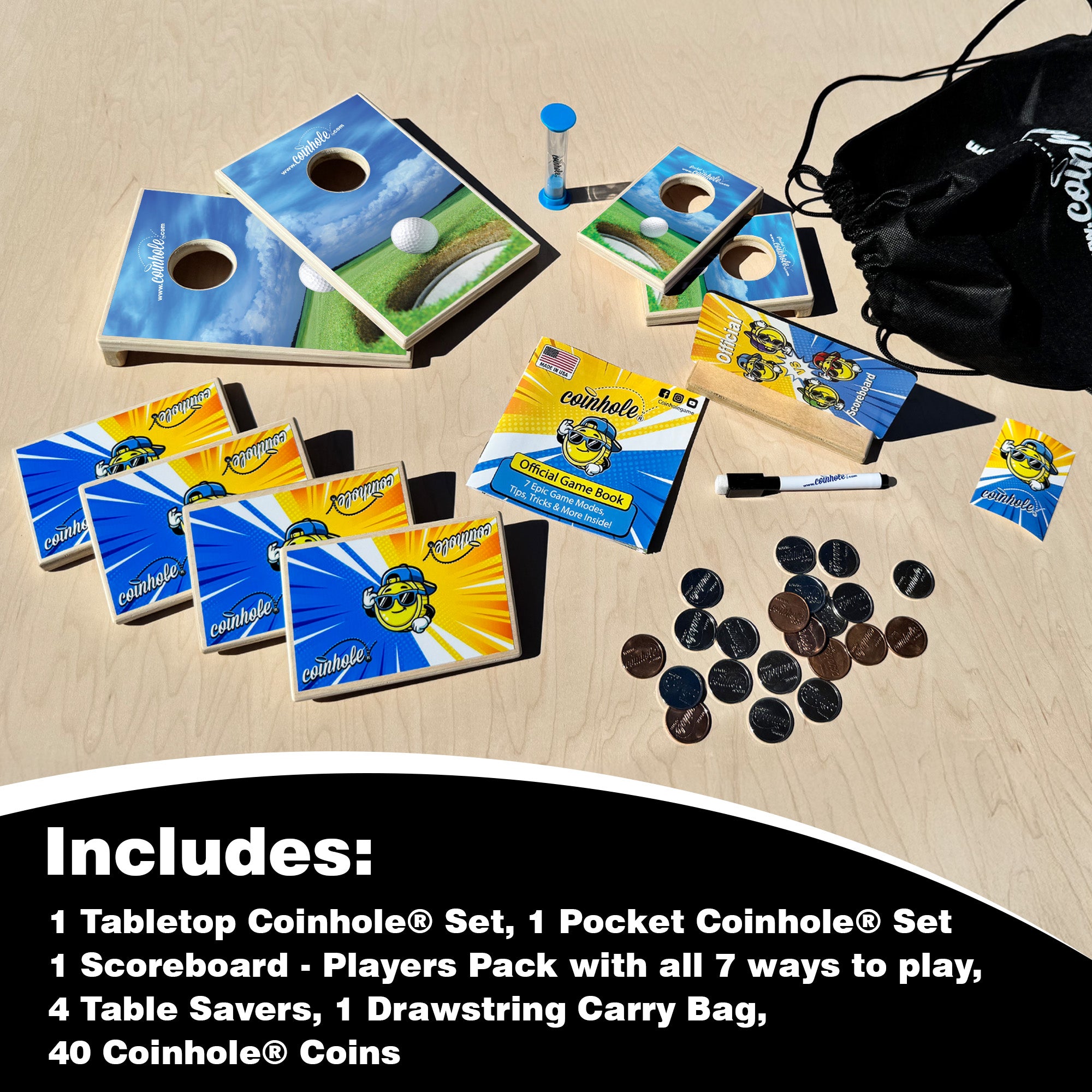 Golf Coinhole® Complete Collection Bundle