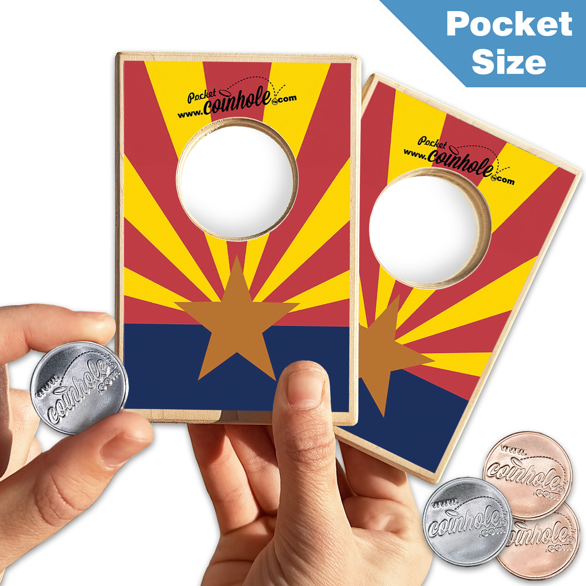 Arizona State Flag Coinhole®