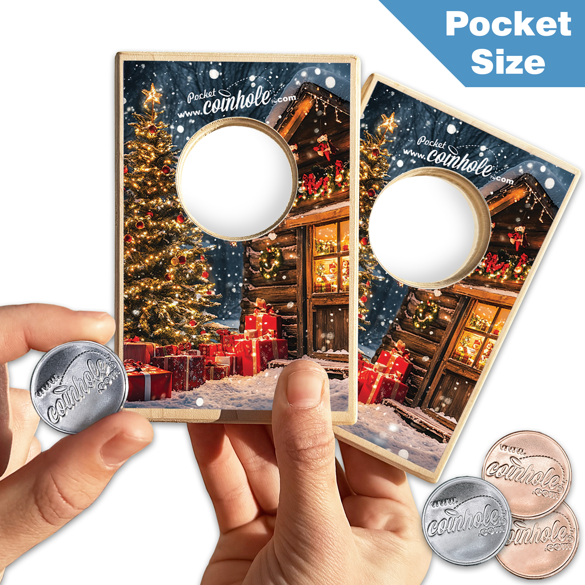Christmas Cottage Coinhole®