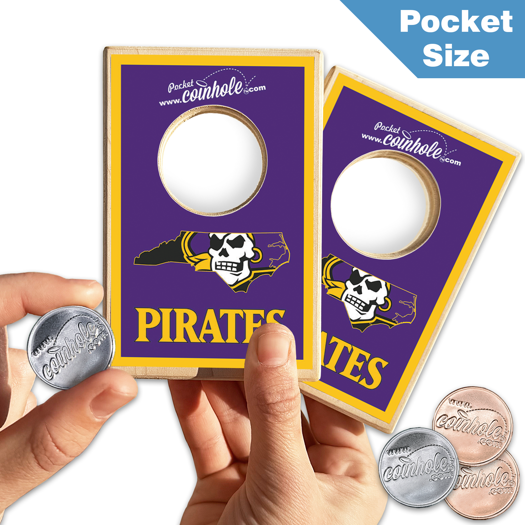 East Carolina University Pirate Coinhole®