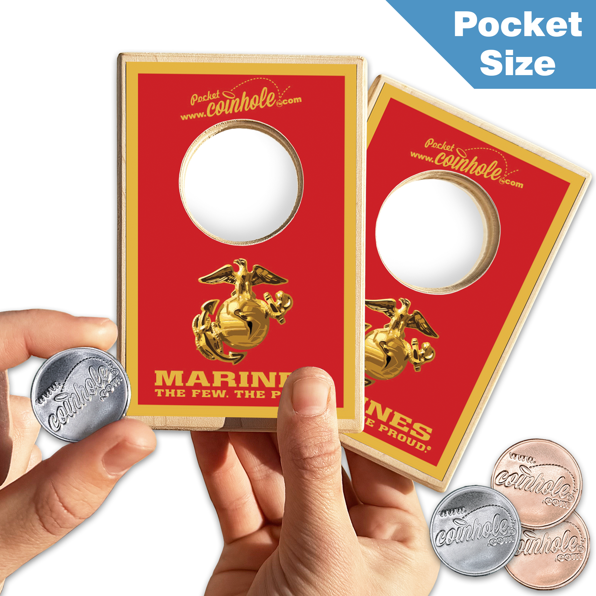 Marines Red and Gold Coinhole®