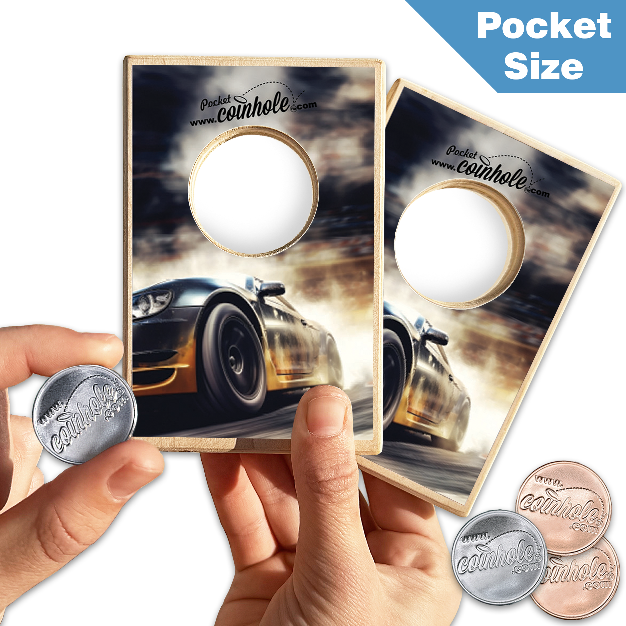 Race Car Coinhole®