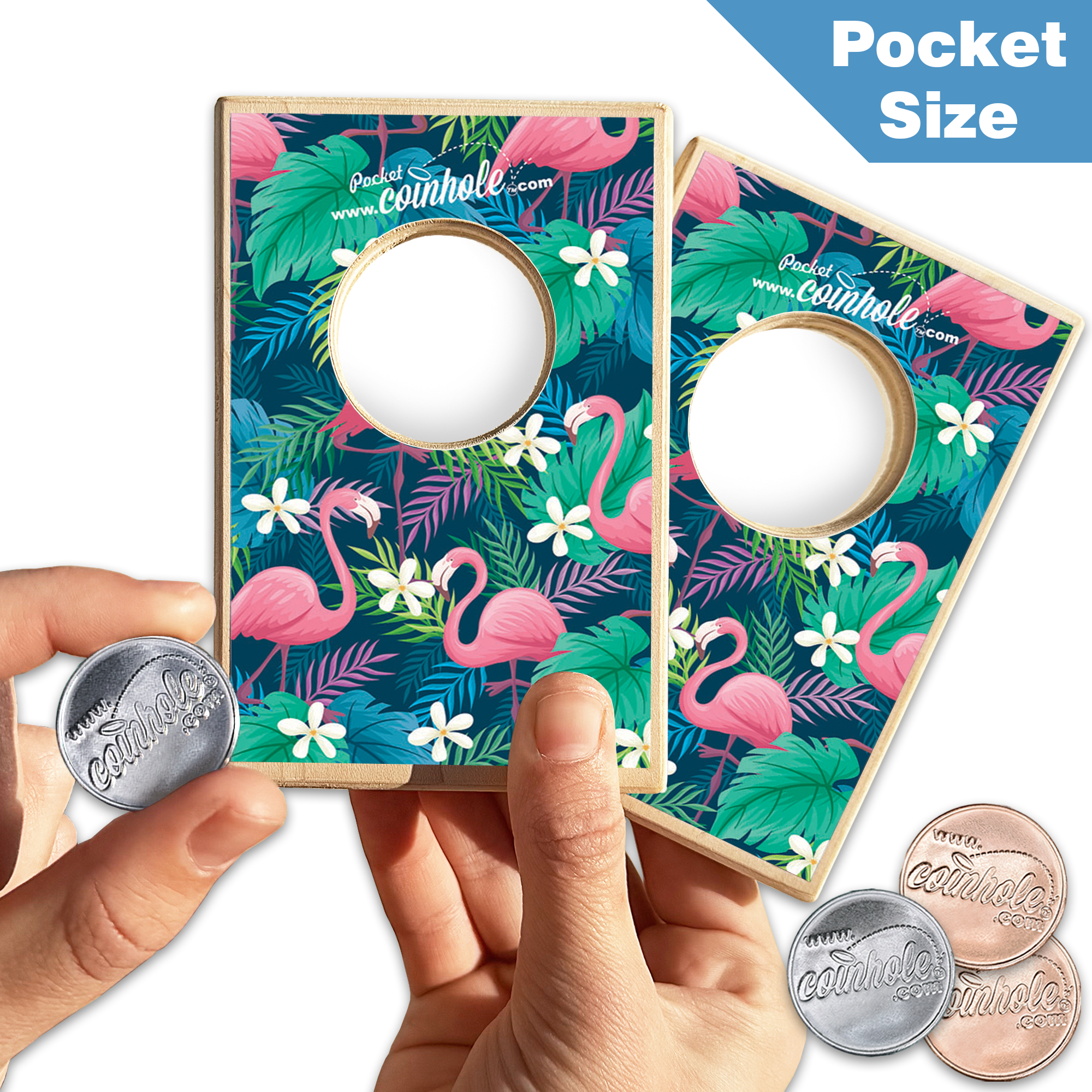 Tropical Flamingo Coinhole®