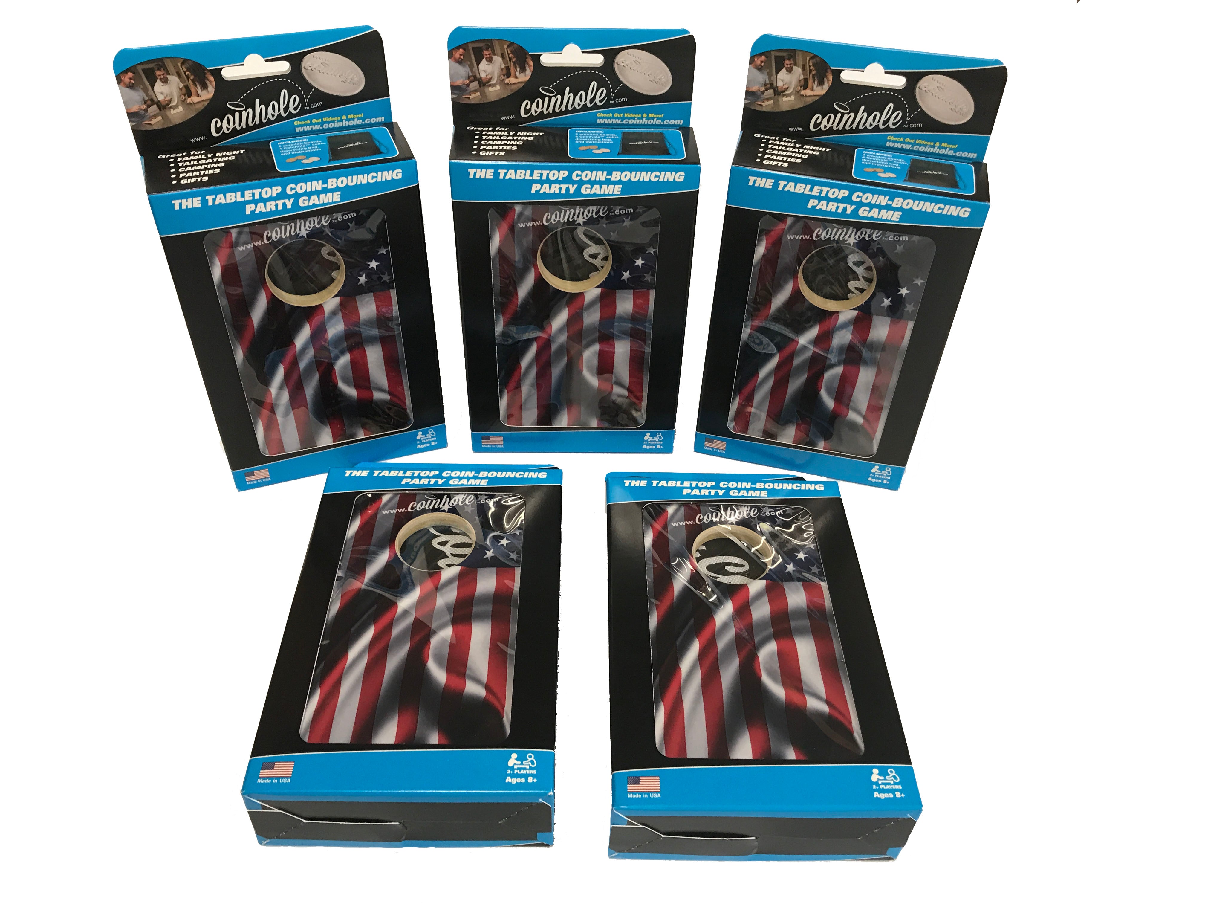 American Flag Coinhole® Combo Super Set - Tabletop Game Set