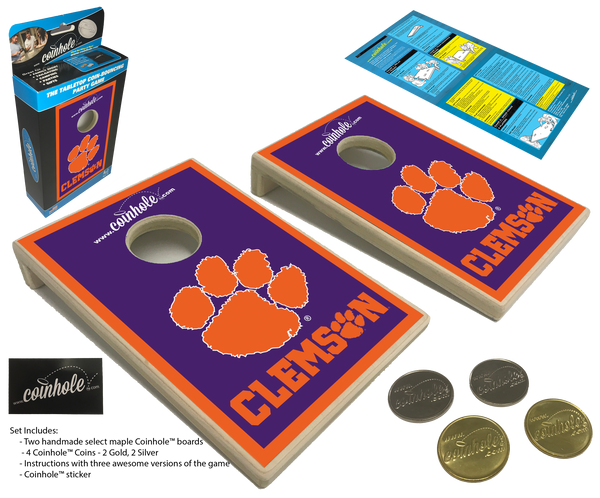 Clemson University Coinhole™ Game Set