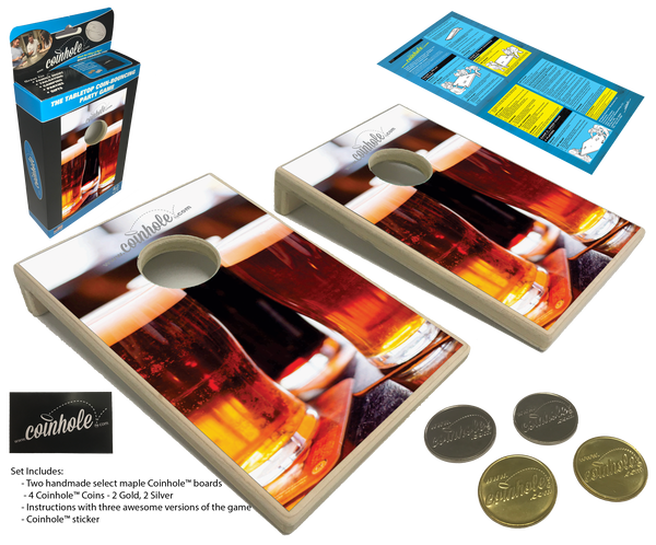 Beer Inspired Coinhole™ Game Set