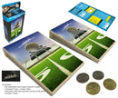 Football 50yrd line Coinhole® Tabletop Game Set