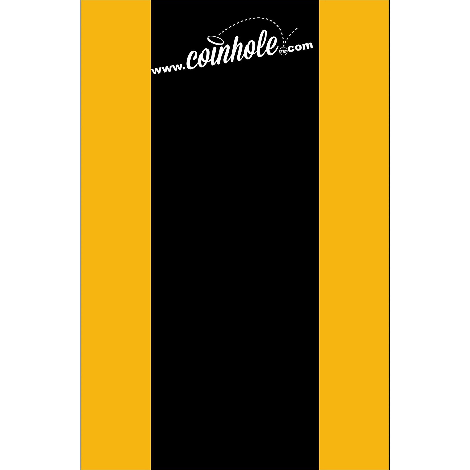 Black and Gold Stripe Coinhole®
