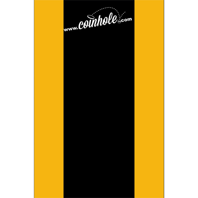 Black and Gold Stripe Coinhole®