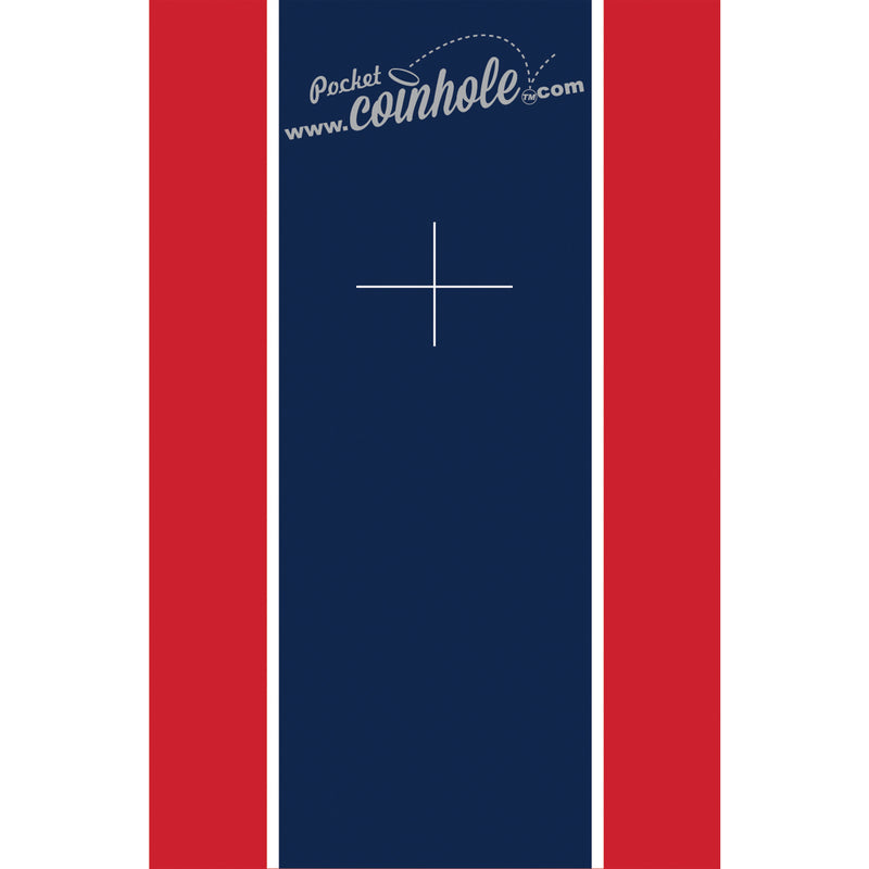 Blue and Red Stripe Coinhole®