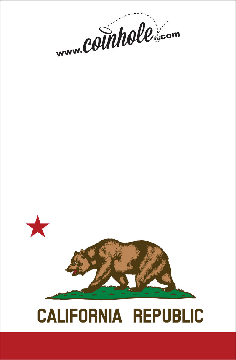 California State Flag Coinhole® Tabletop Game Set