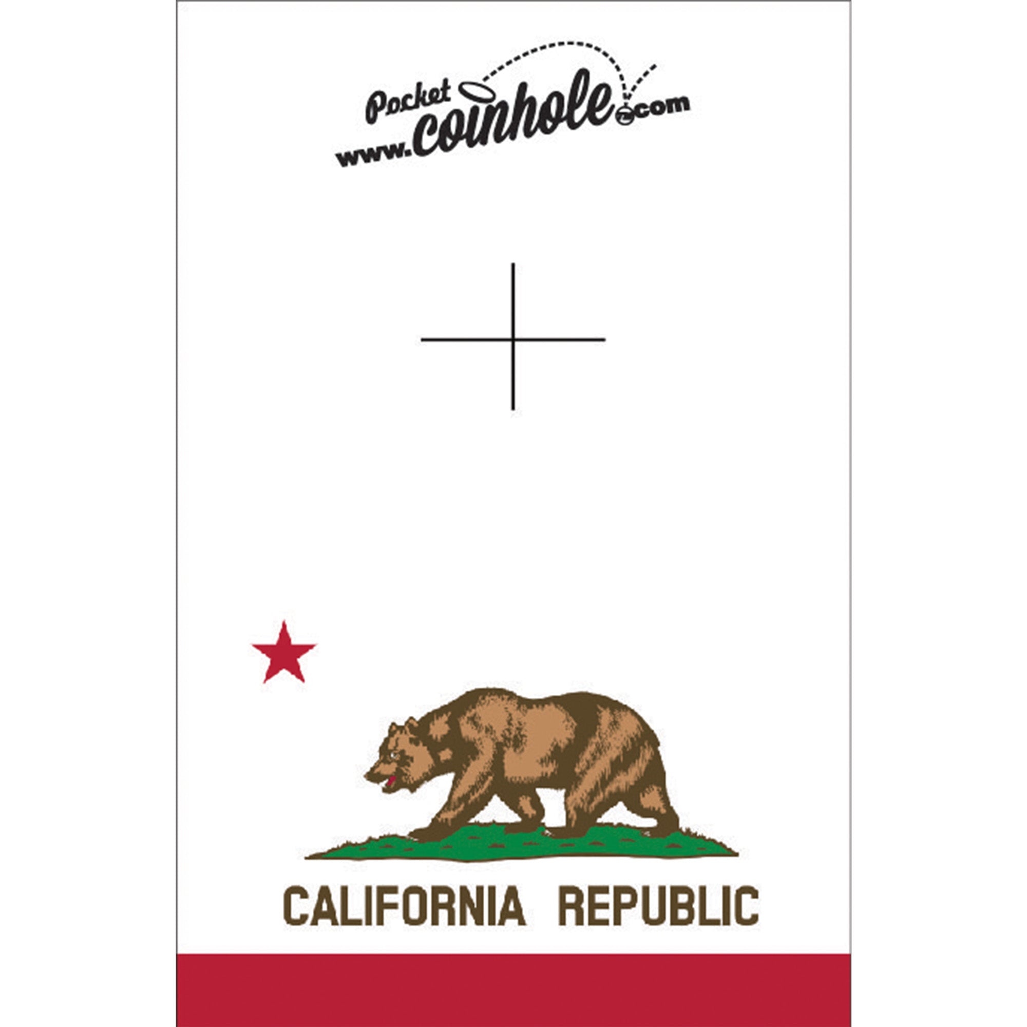 California State Flag Coinhole®