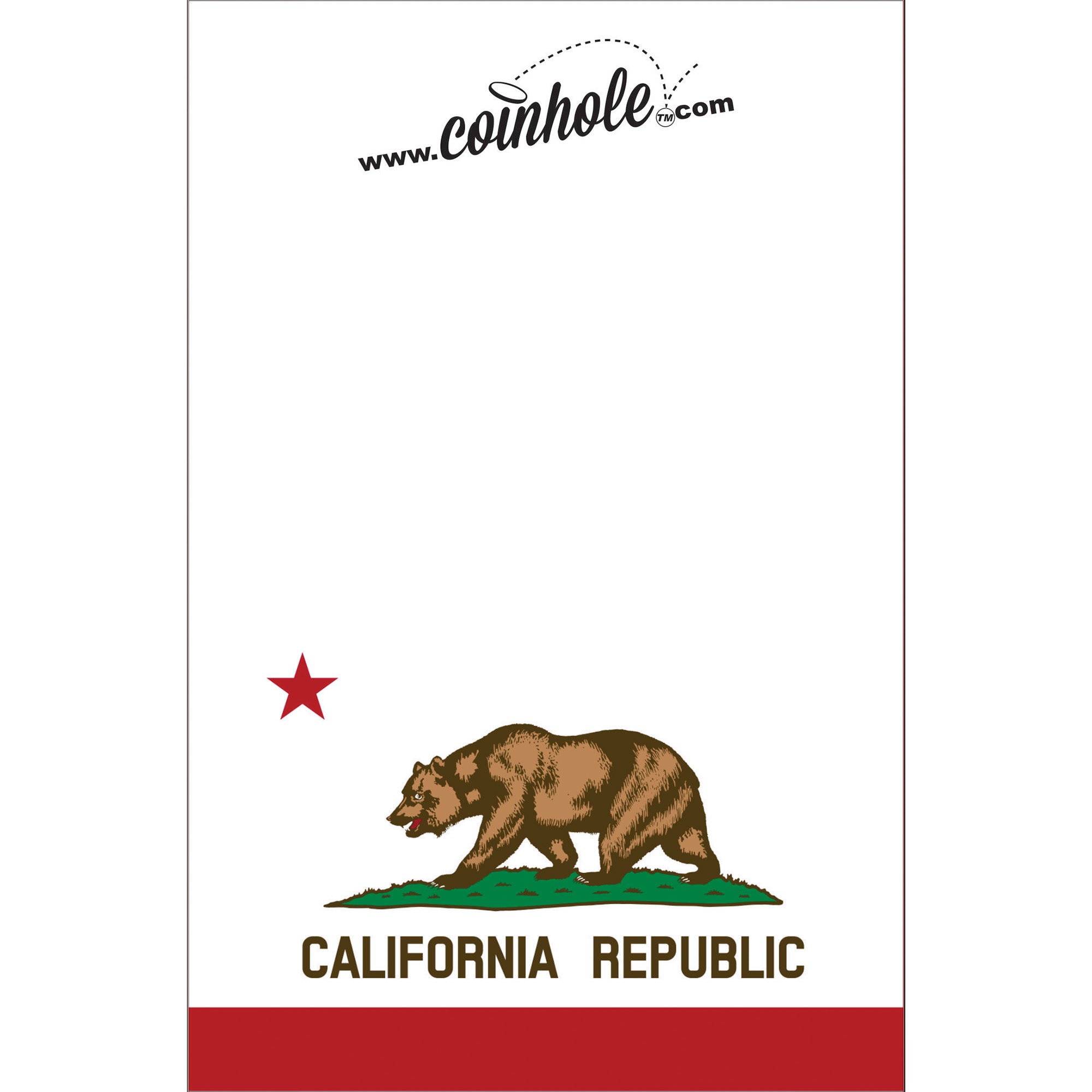 California State Flag Coinhole®