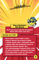 Official Hot Board Coinhole® Tabletop Game Set