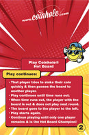 Official Hot Board Coinhole® Tabletop Game Set